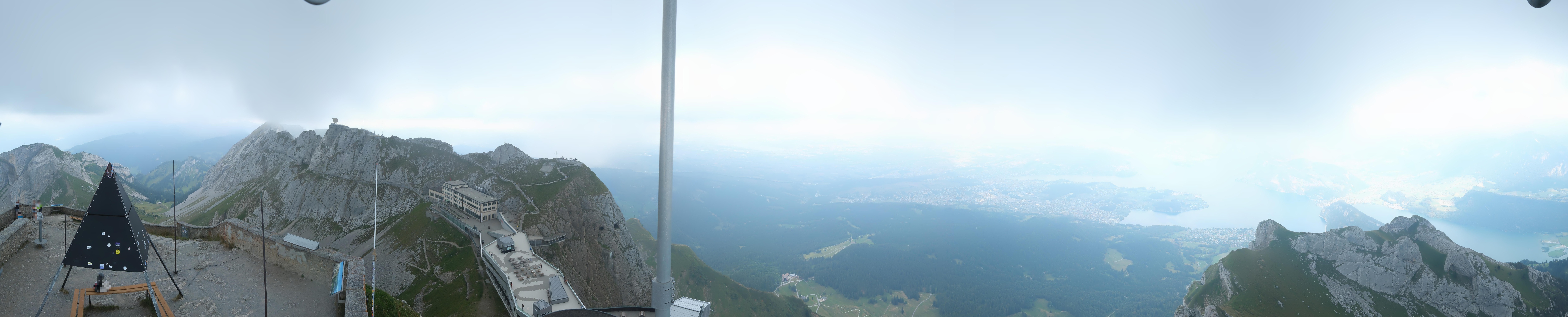 Archiv Foto Webcam Pilatus: Bergstation Kulm