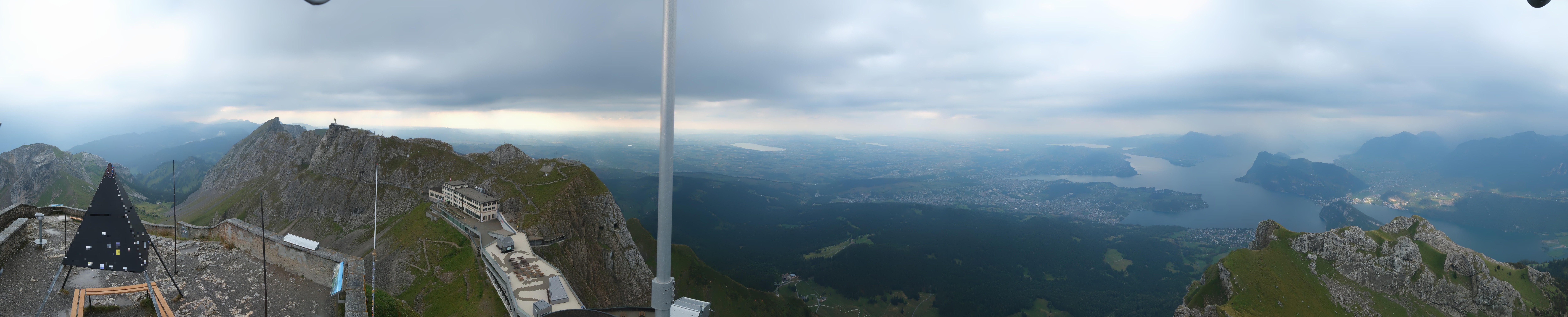 Archiv Foto Webcam Pilatus: Bergstation Kulm