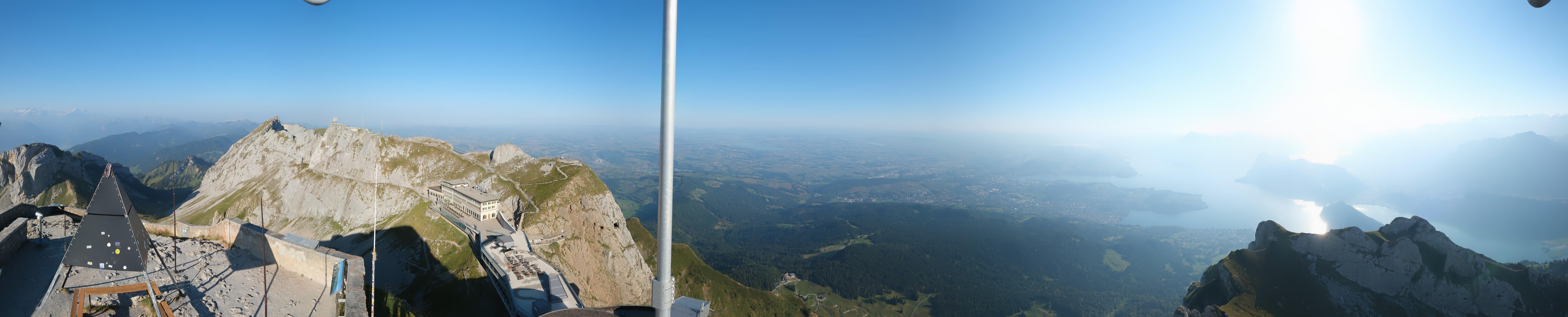 Archiv Foto Webcam Pilatus: Bergstation Kulm