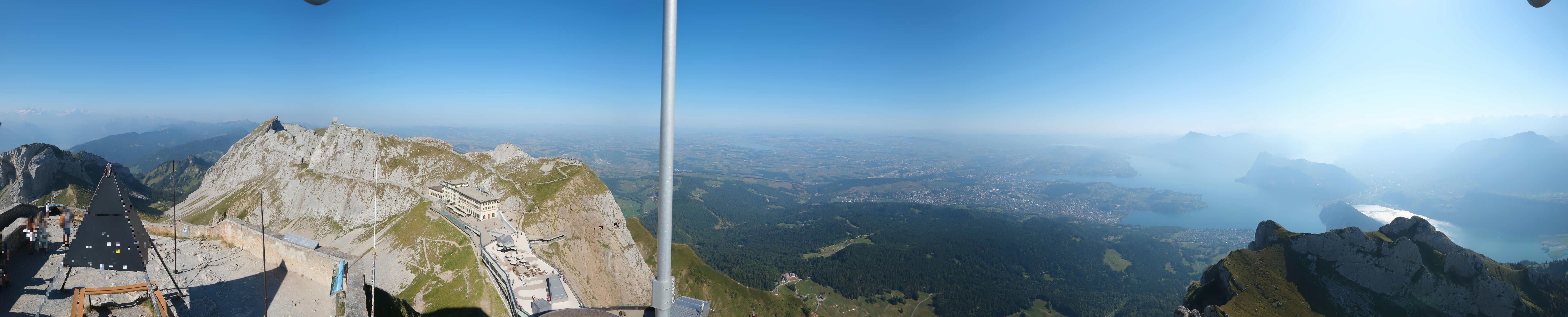 Archiv Foto Webcam Pilatus: Bergstation Kulm