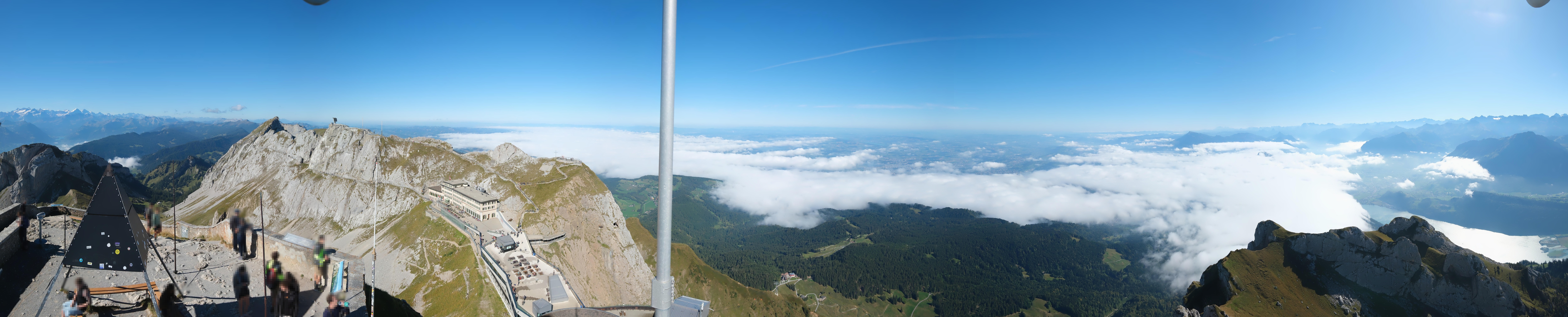Archiv Foto Webcam Pilatus: Bergstation Kulm