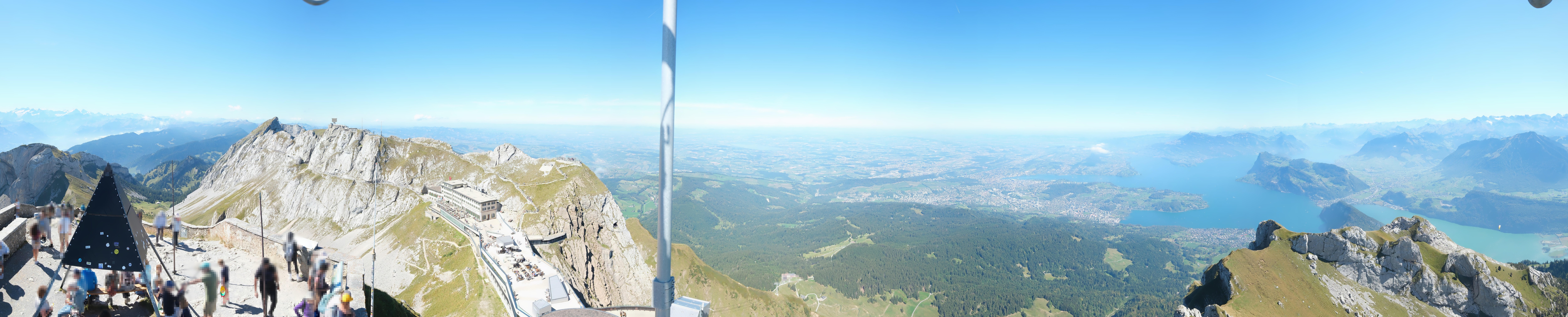 Archiv Foto Webcam Pilatus: Bergstation Kulm