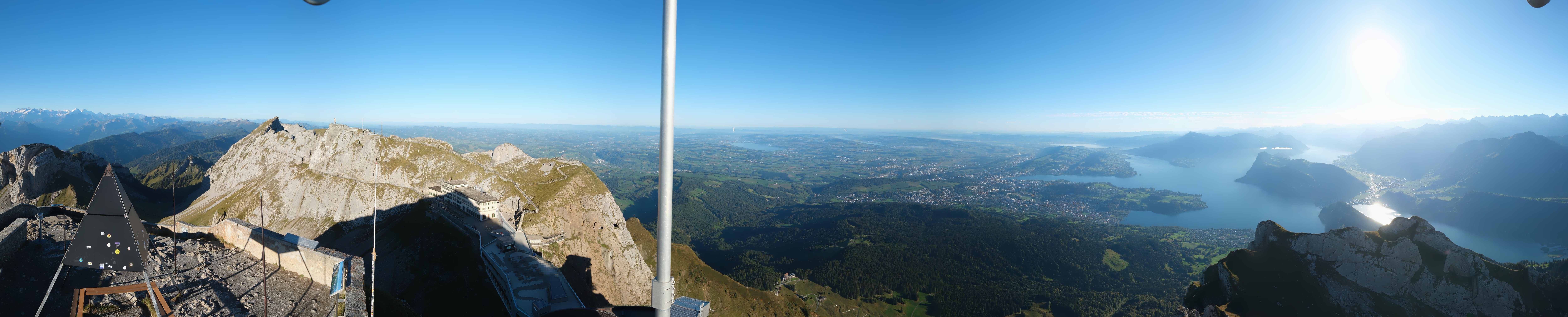 Archiv Foto Webcam Pilatus: Bergstation Kulm
