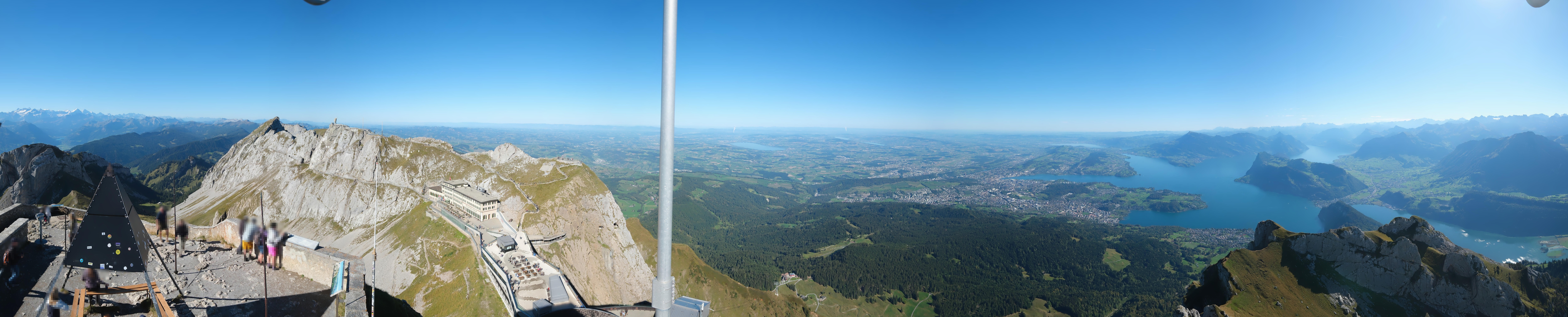 Archiv Foto Webcam Pilatus: Bergstation Kulm
