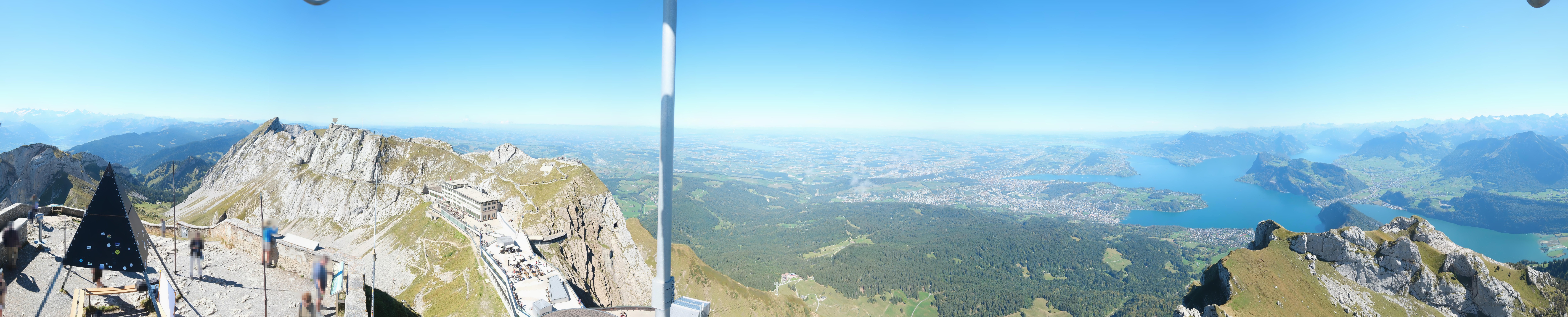 Archiv Foto Webcam Pilatus: Bergstation Kulm