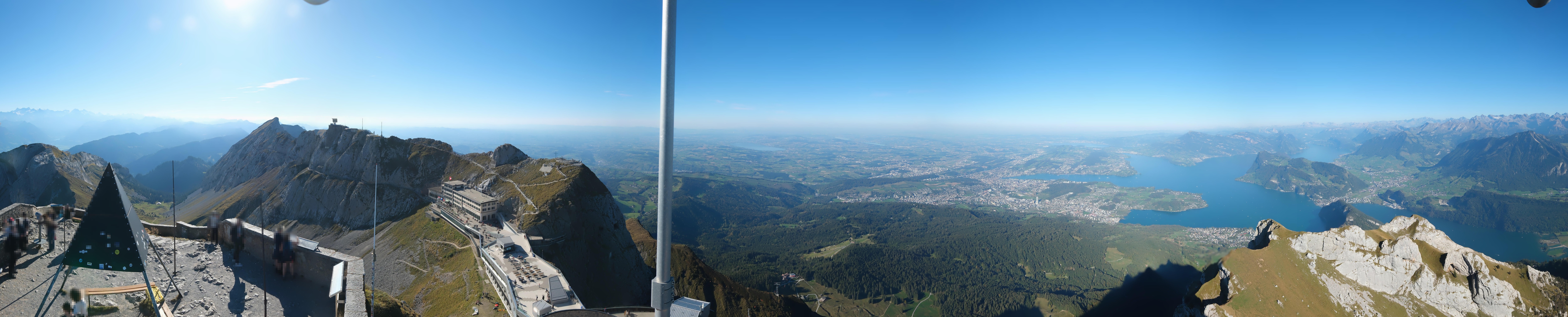 Archiv Foto Webcam Pilatus: Bergstation Kulm