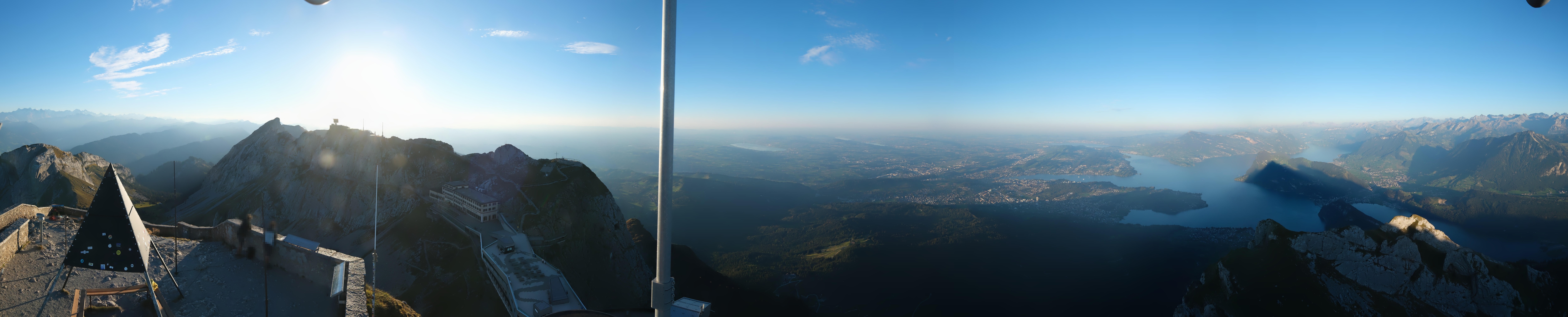 Archiv Foto Webcam Pilatus: Bergstation Kulm
