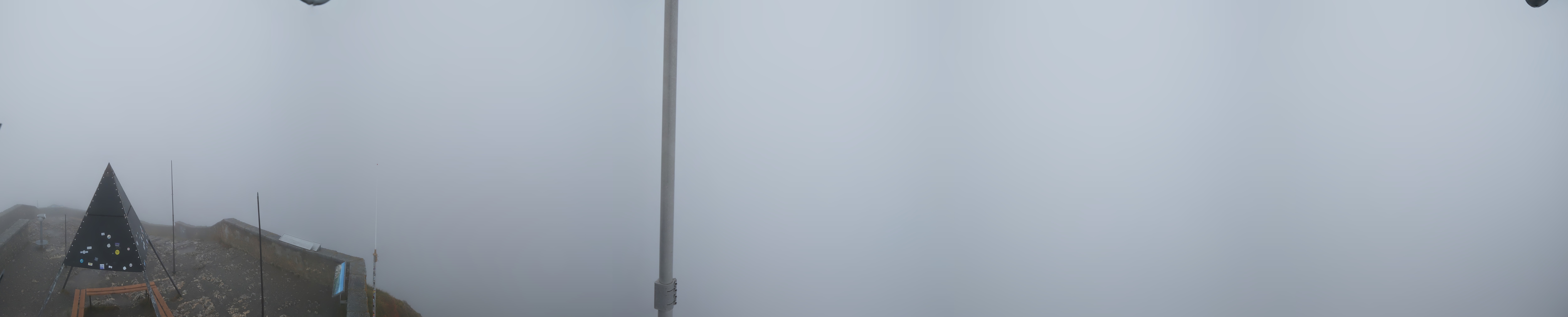 Archived image Webcam Pilatus: Top station railway