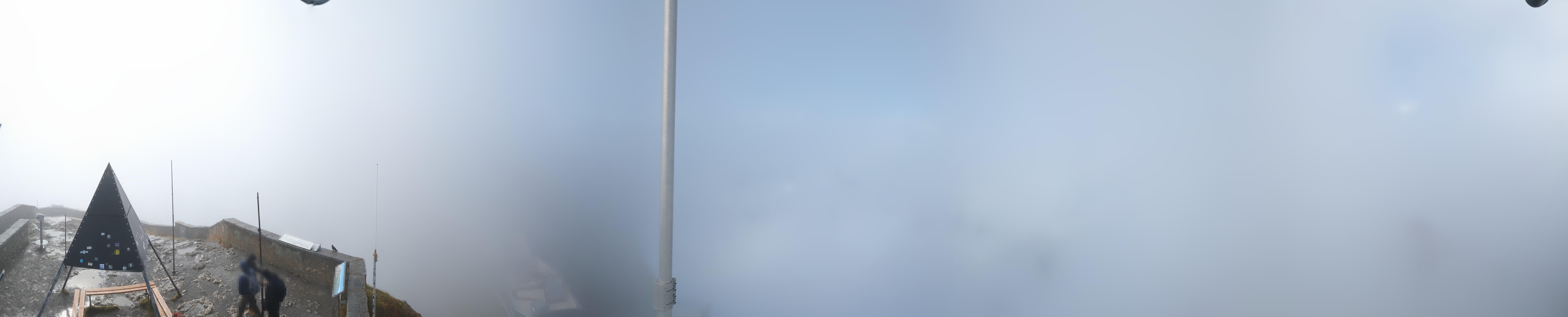 Archived image Webcam Pilatus: Top station railway