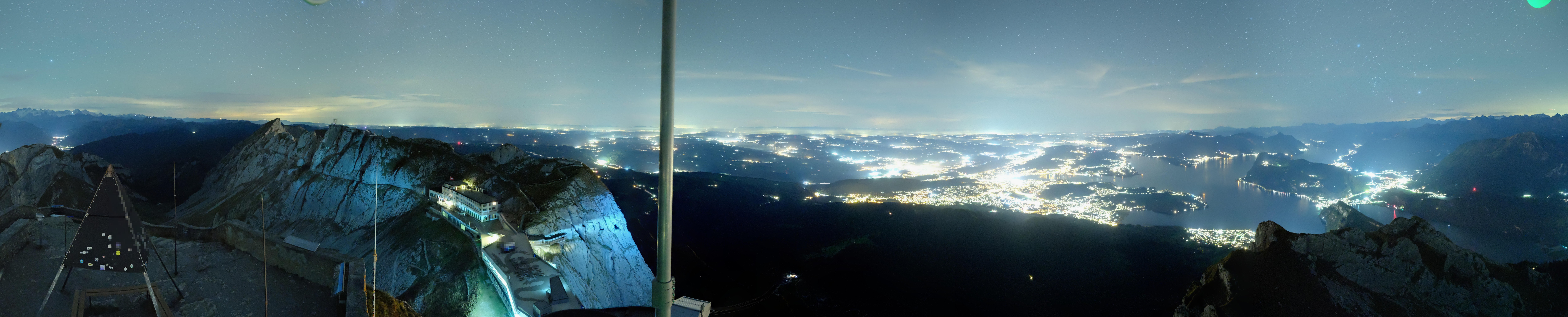 Archived image Webcam Pilatus: Top station railway
