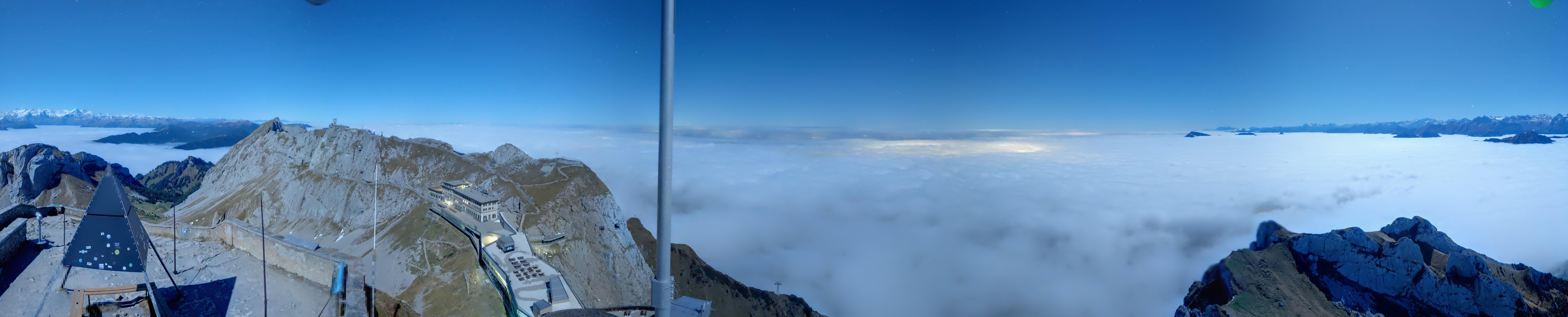 Archiv Foto Webcam Pilatus: Bergstation Kulm