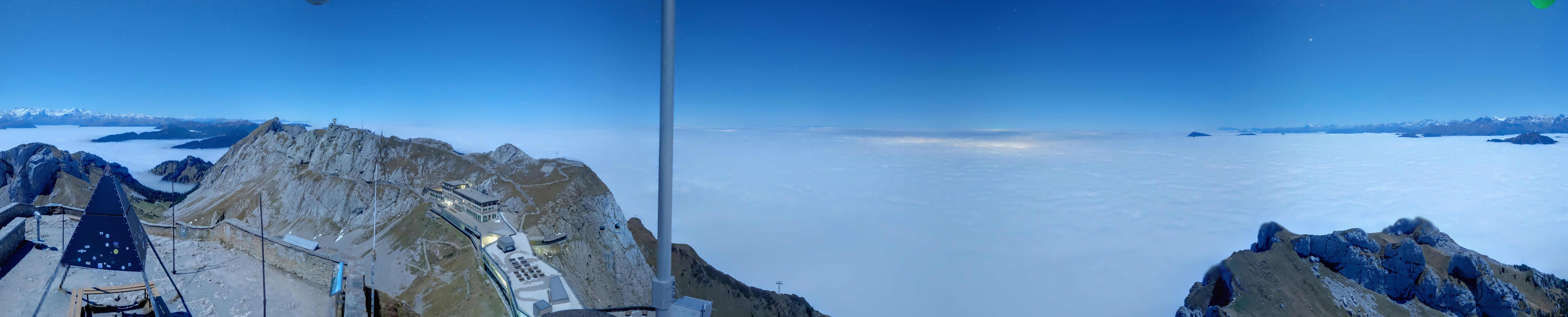 Archiv Foto Webcam Pilatus: Bergstation Kulm