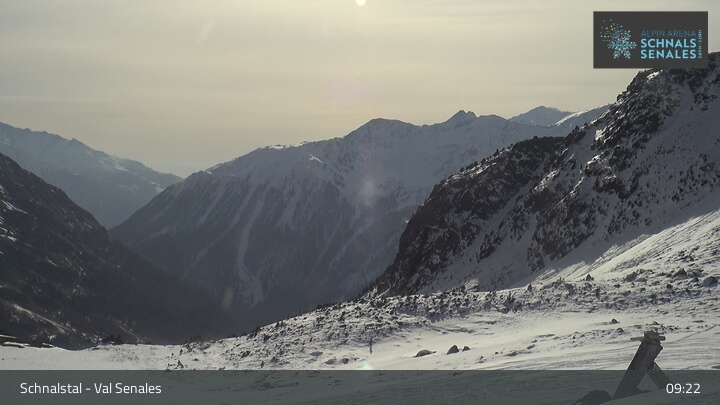 Archiv Foto Webcam Alpin Arena Schnals: Bergstation Lazaun Gondelbahn