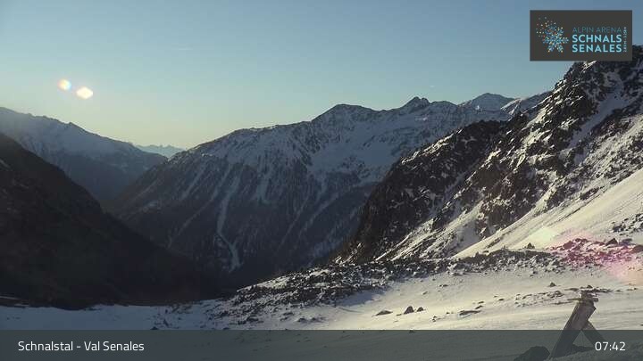 Archiv Foto Webcam Alpin Arena Schnals: Bergstation Lazaun Gondelbahn