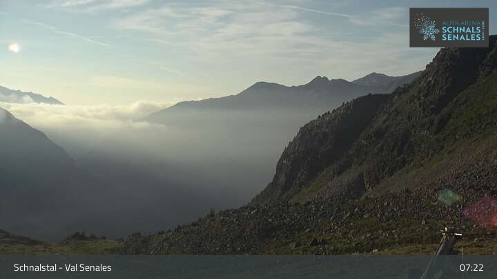 Archiv Foto Webcam Alpin Arena Schnals: Bergstation Lazaun Gondelbahn