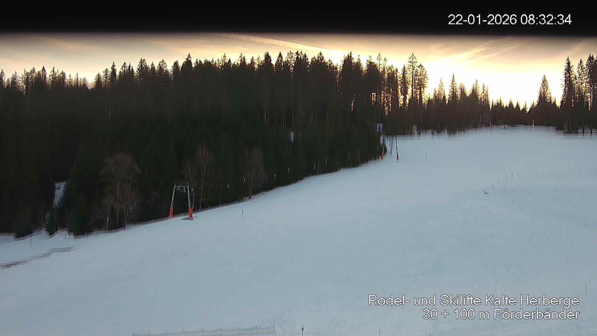 Archiv Foto Webcam Skipiste Kalte Herberge