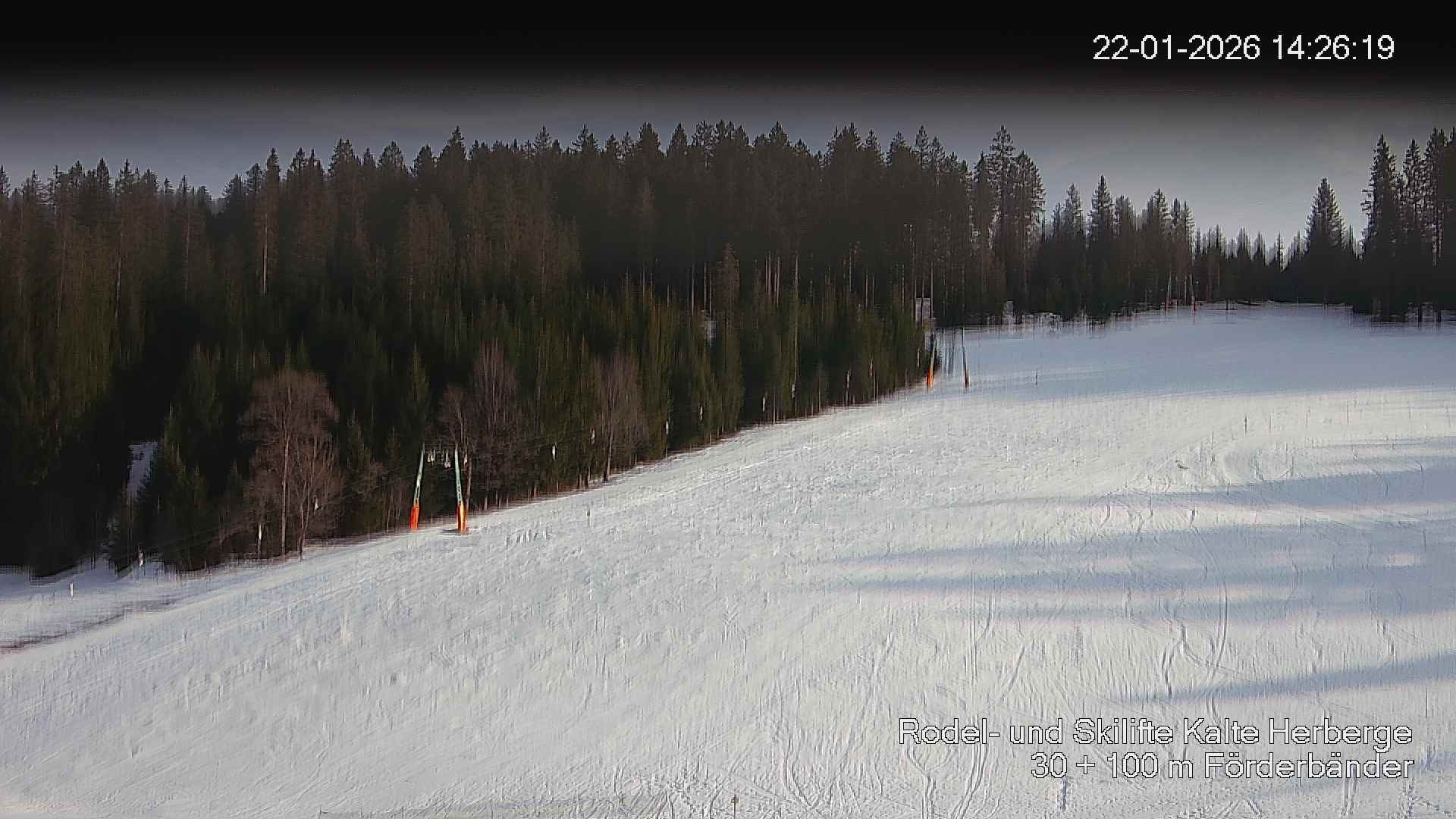 Archiv Foto Webcam Skipiste Kalte Herberge