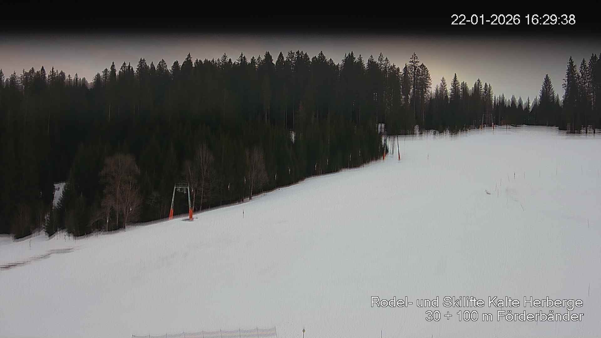 Archiv Foto Webcam Skipiste Kalte Herberge