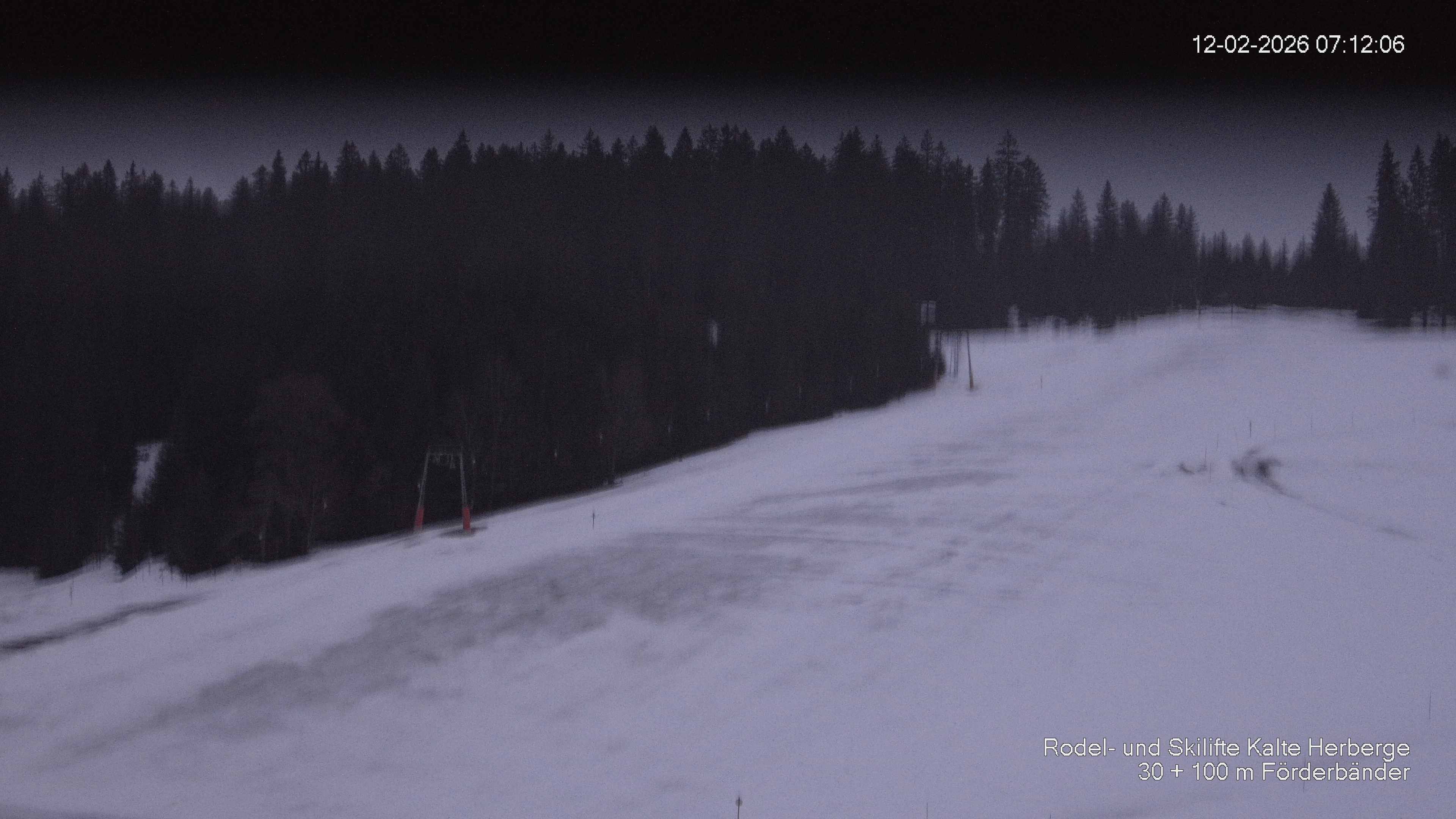 Archiv Foto Webcam Skipiste Kalte Herberge