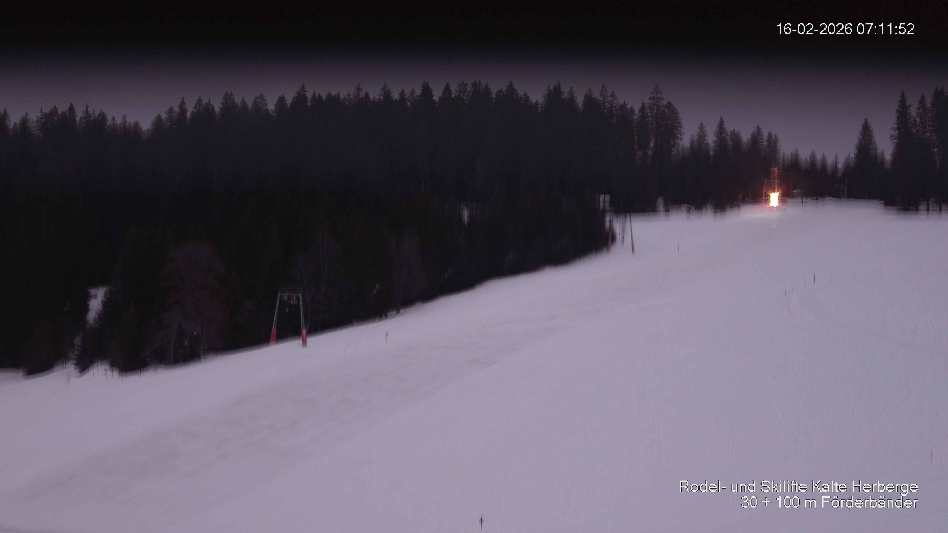 Archiv Foto Webcam Skipiste Kalte Herberge