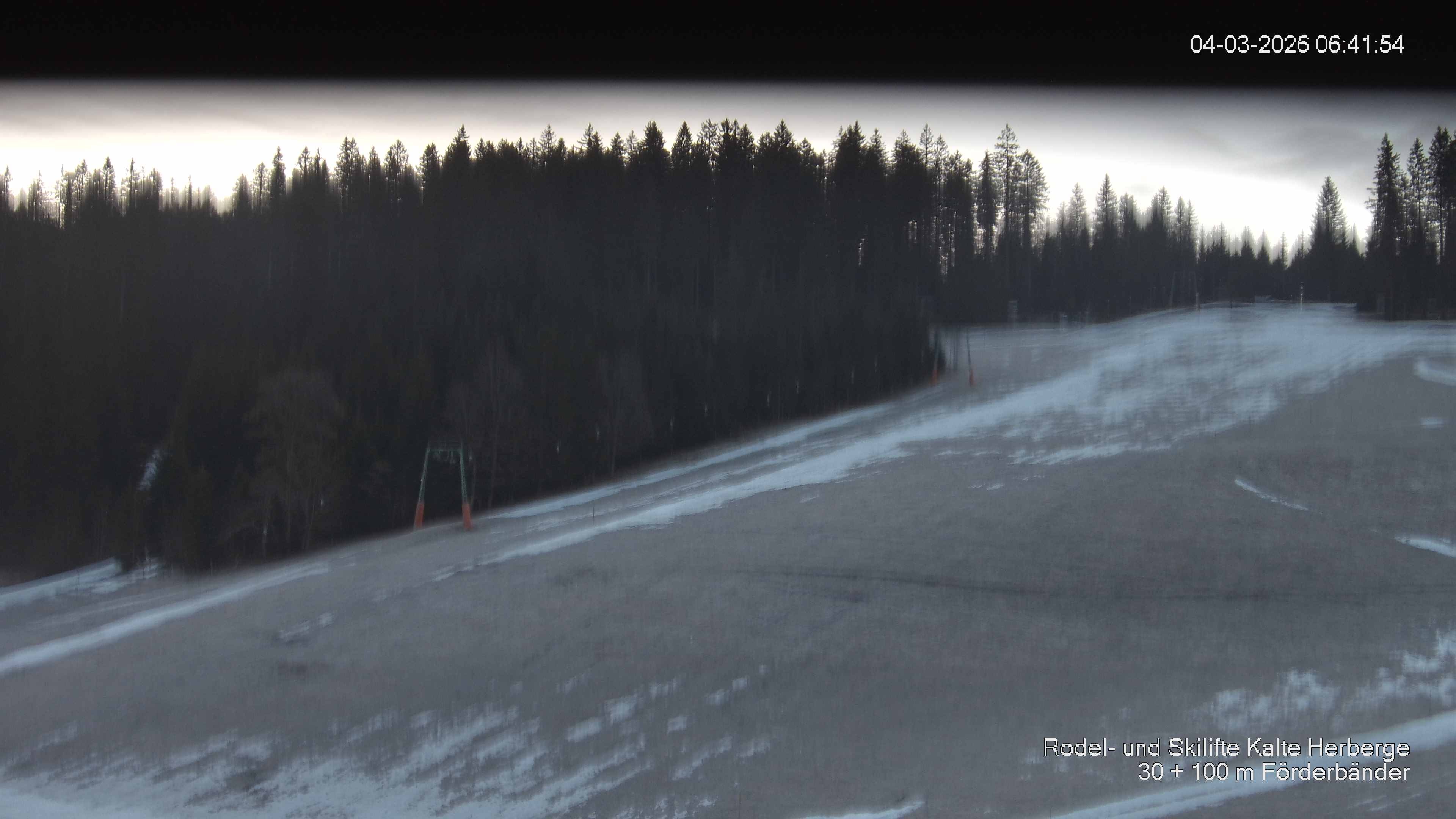 Archiv Foto Webcam Skipiste Kalte Herberge