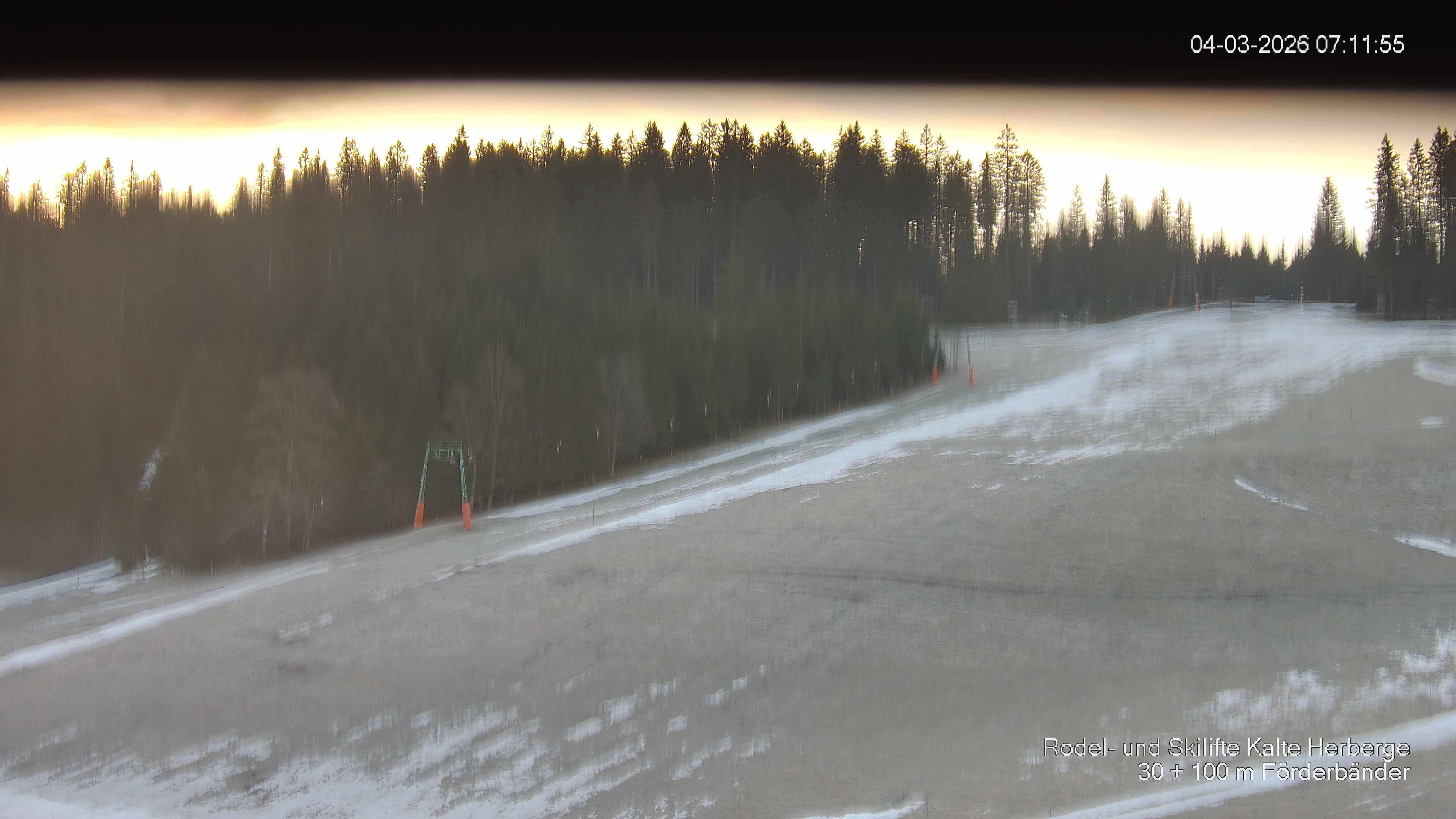 Archiv Foto Webcam Skipiste Kalte Herberge