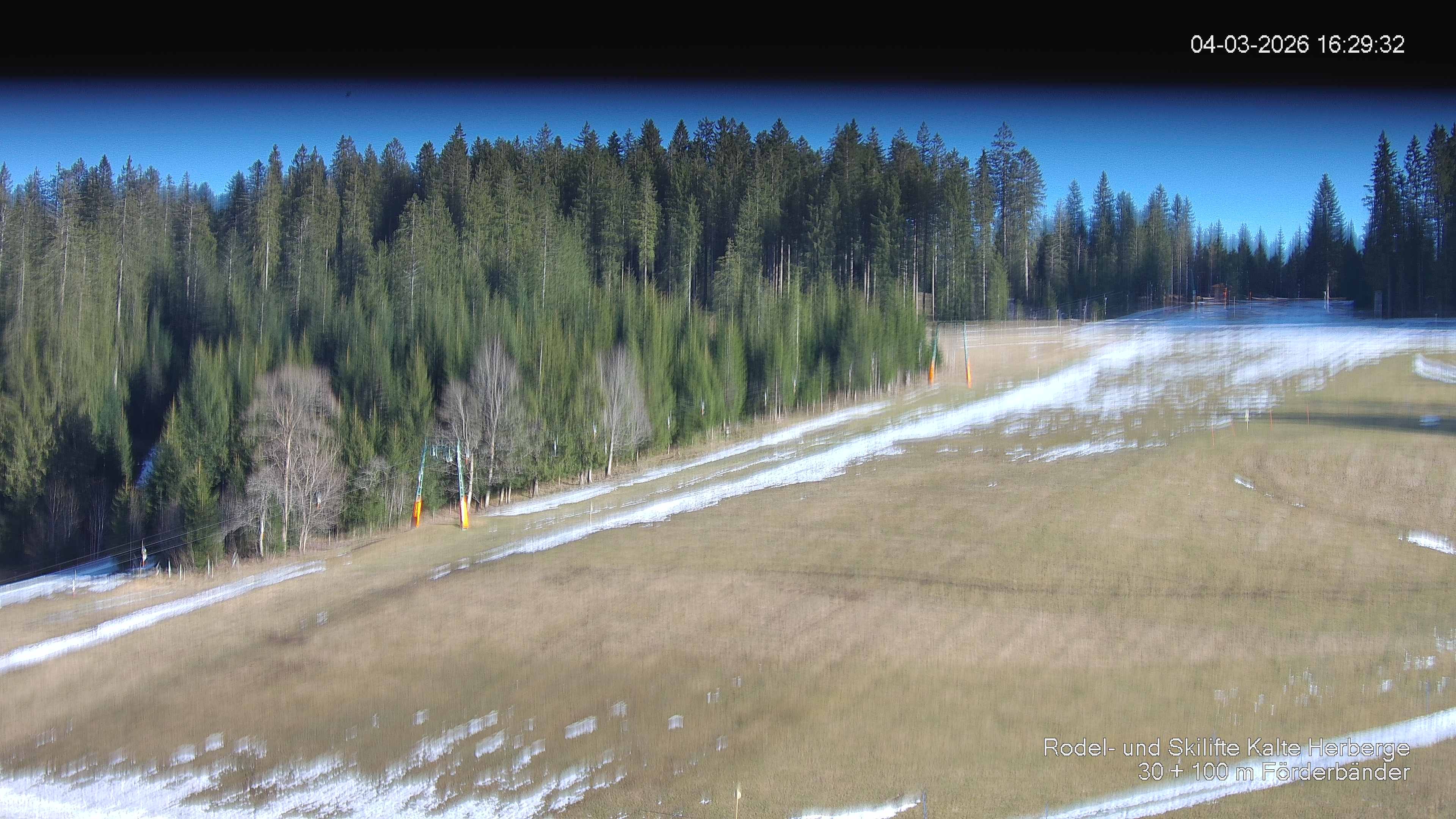 Archiv Foto Webcam Skipiste Kalte Herberge