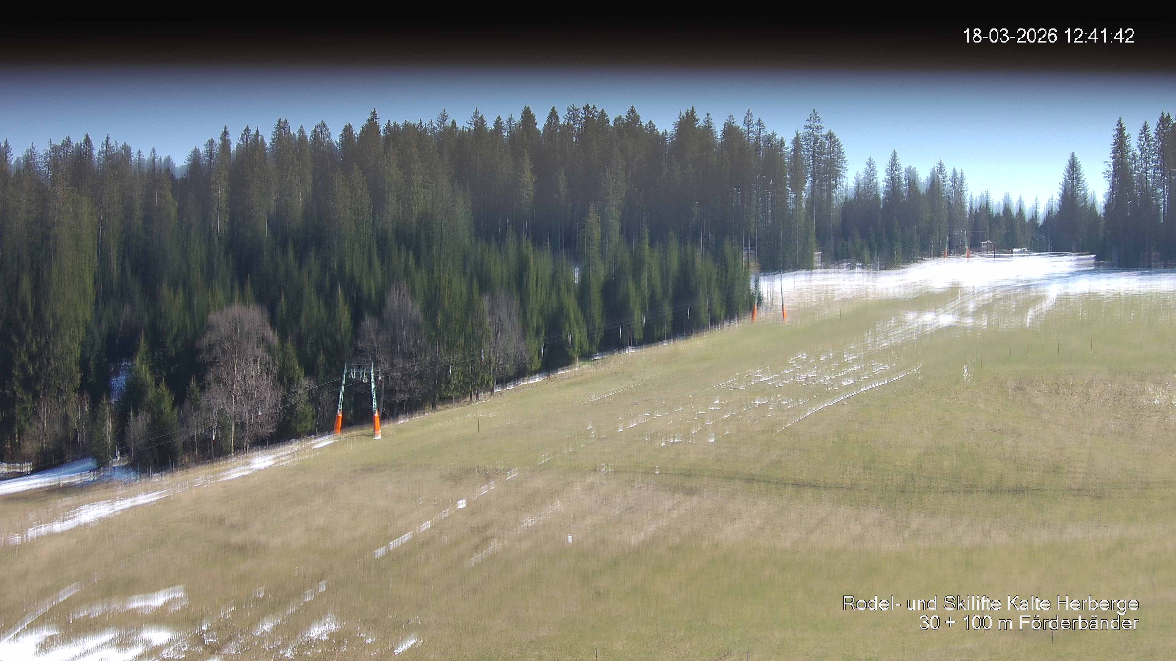 Archiv Foto Webcam Skipiste Kalte Herberge