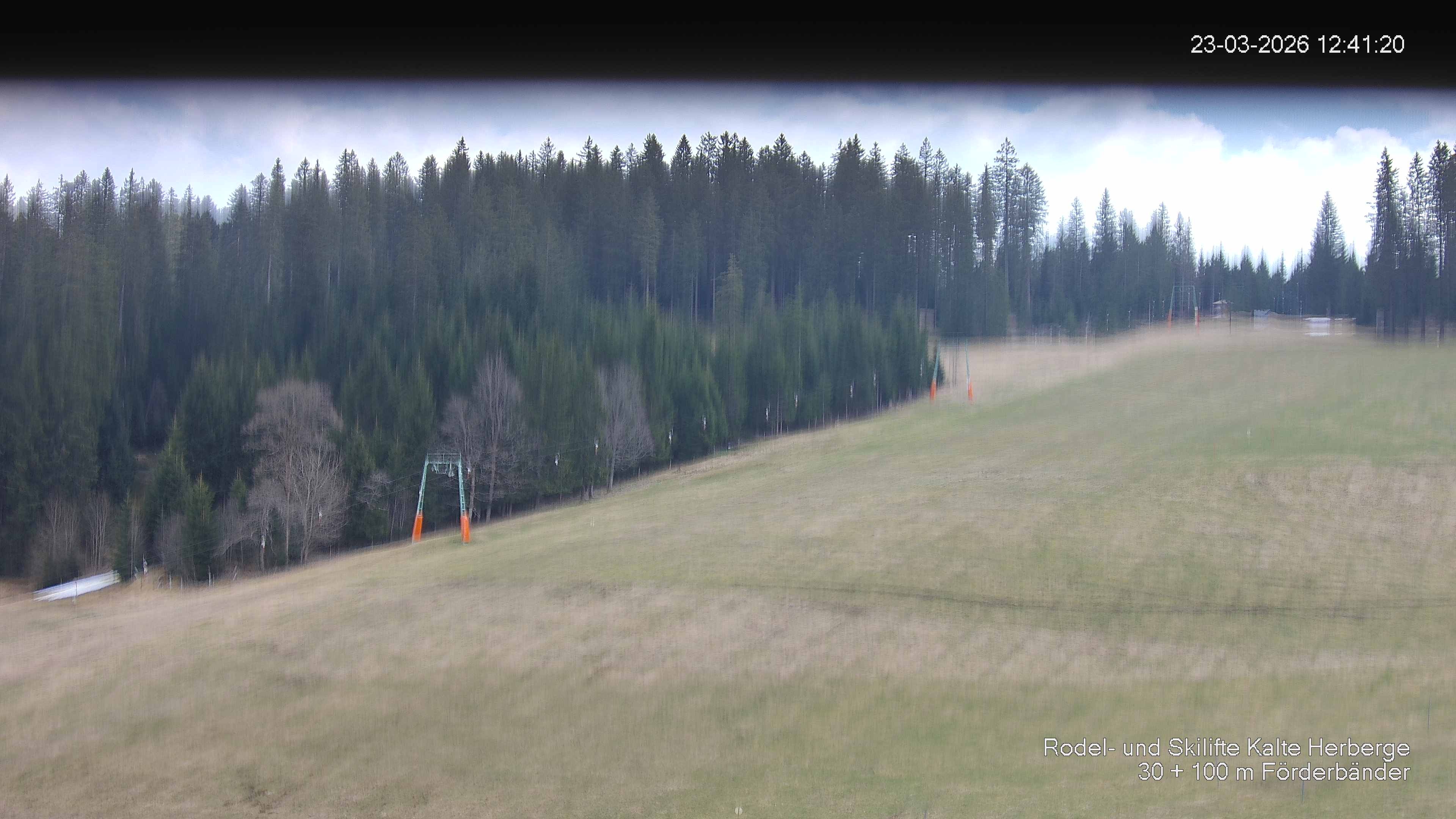 Archived image Webcam Ski lift Kalte Herberge