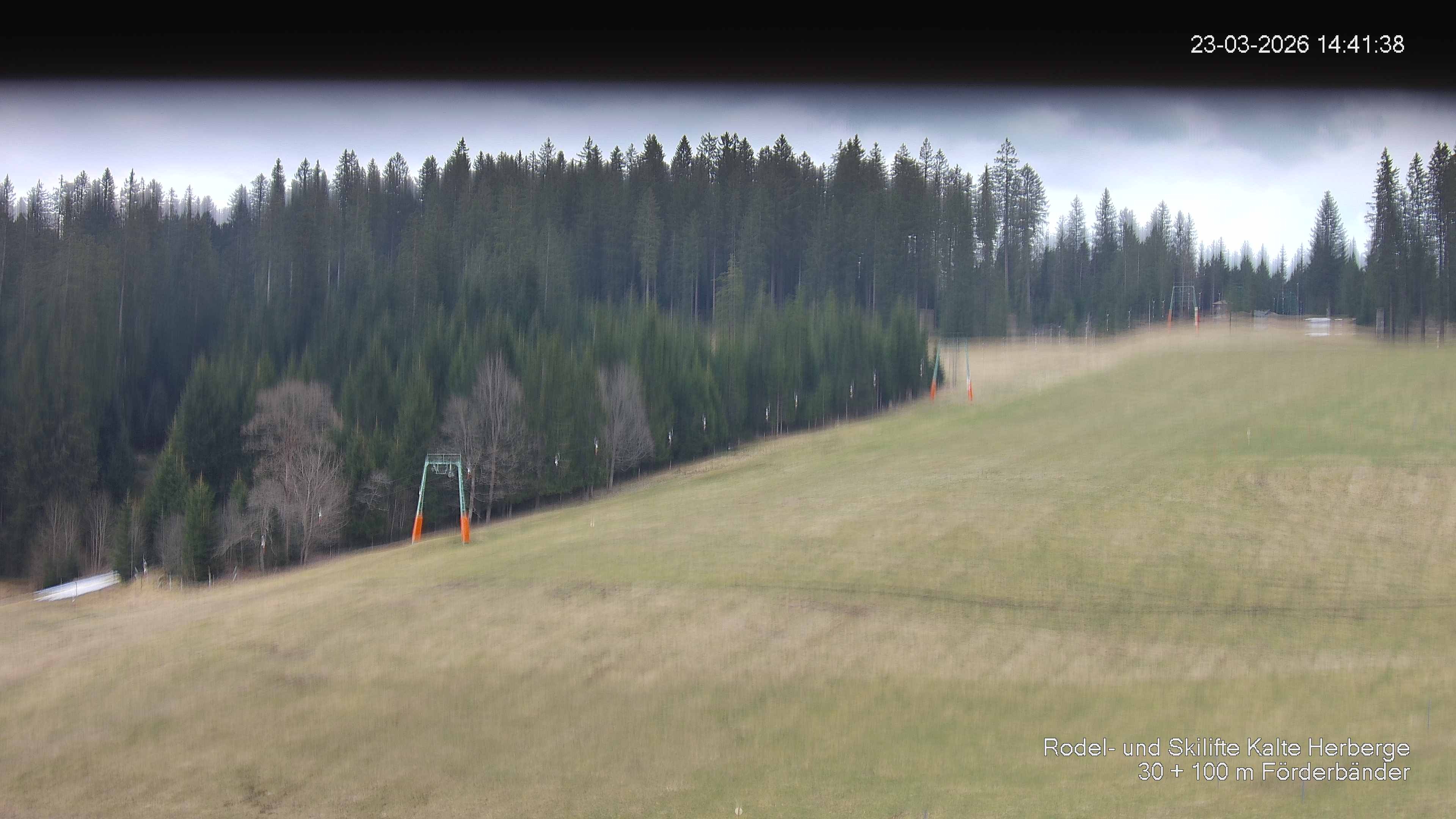 Archived image Webcam Ski lift Kalte Herberge