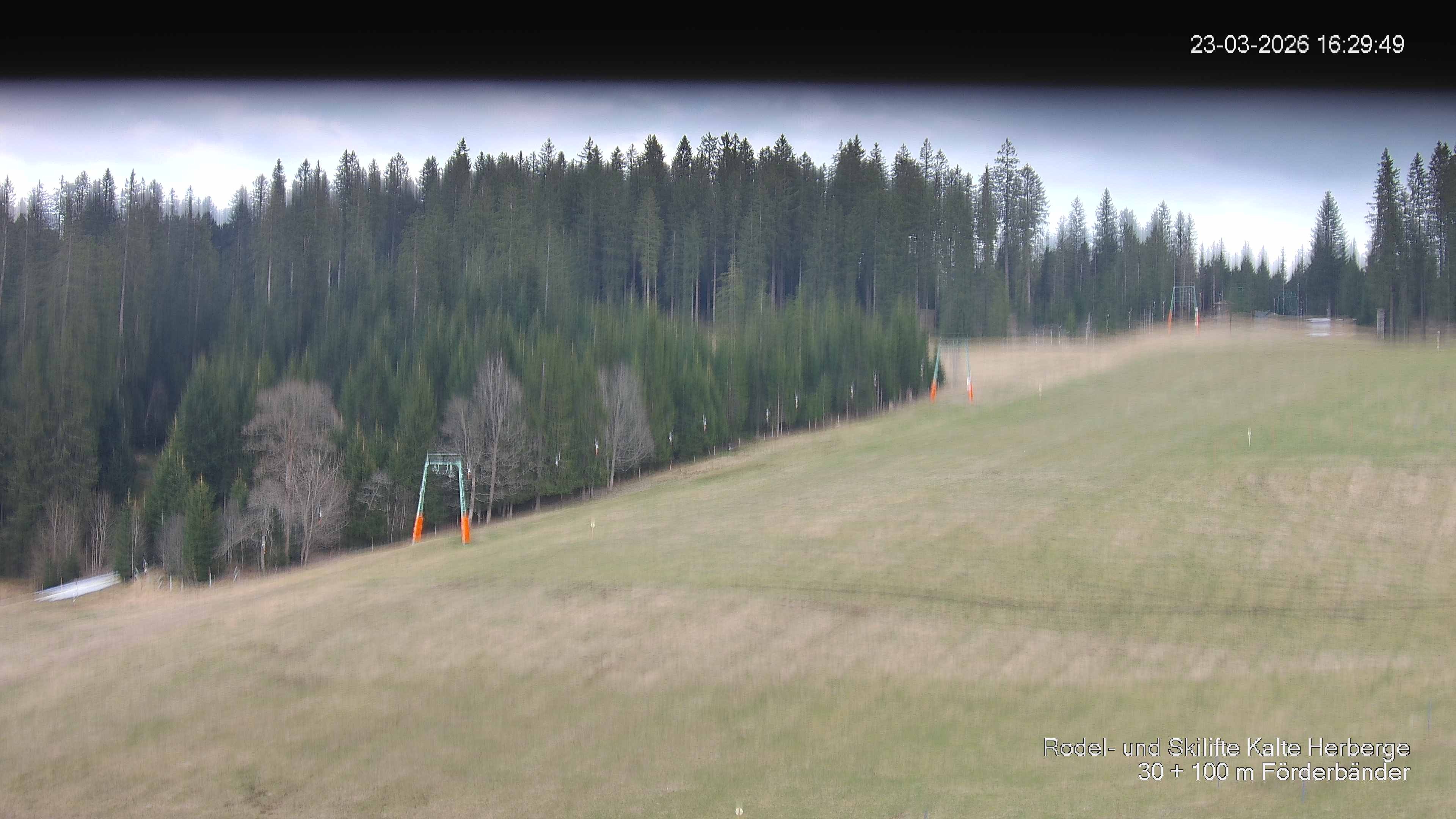Archived image Webcam Ski lift Kalte Herberge