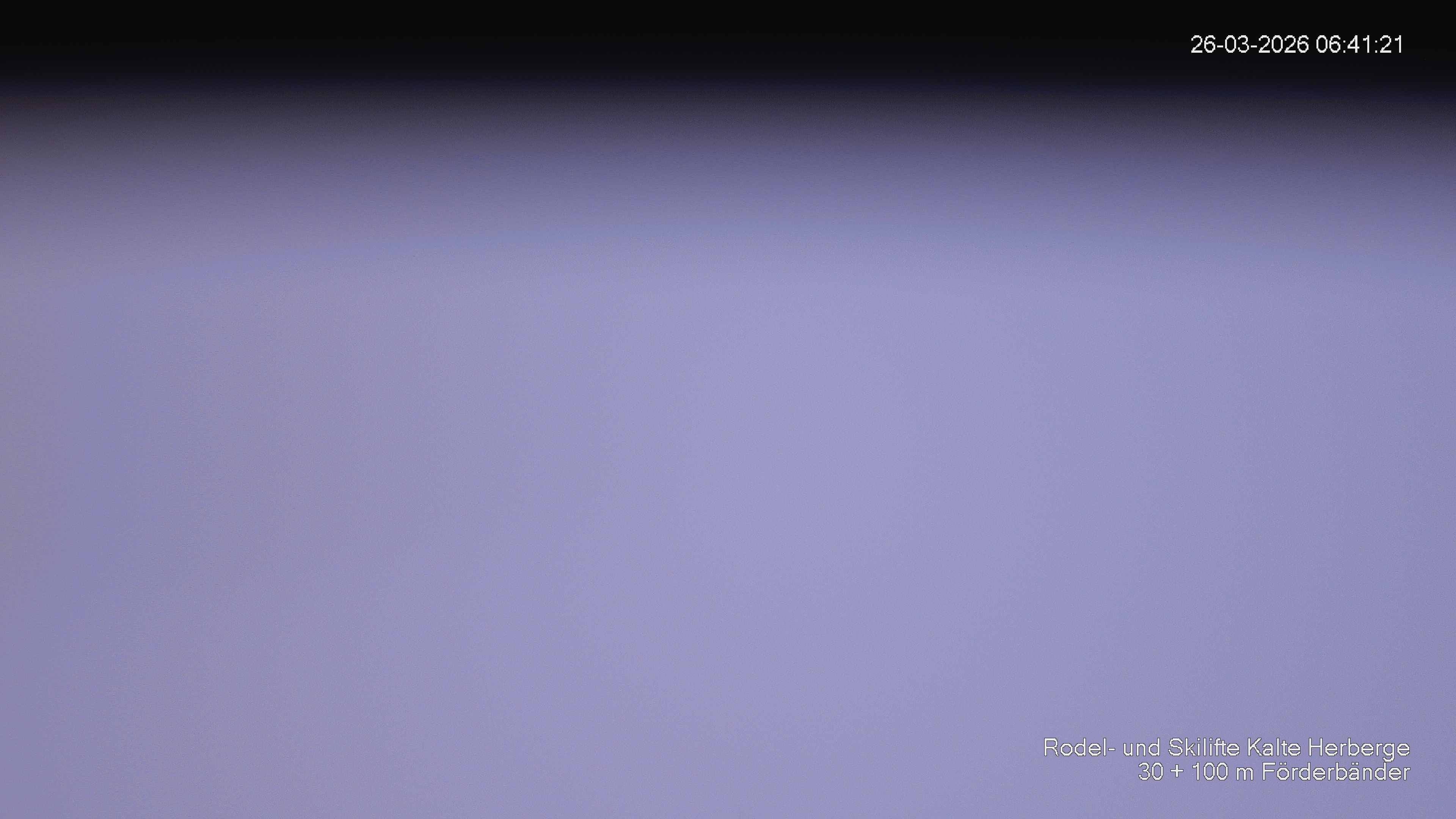 Archived image Webcam Ski lift Kalte Herberge