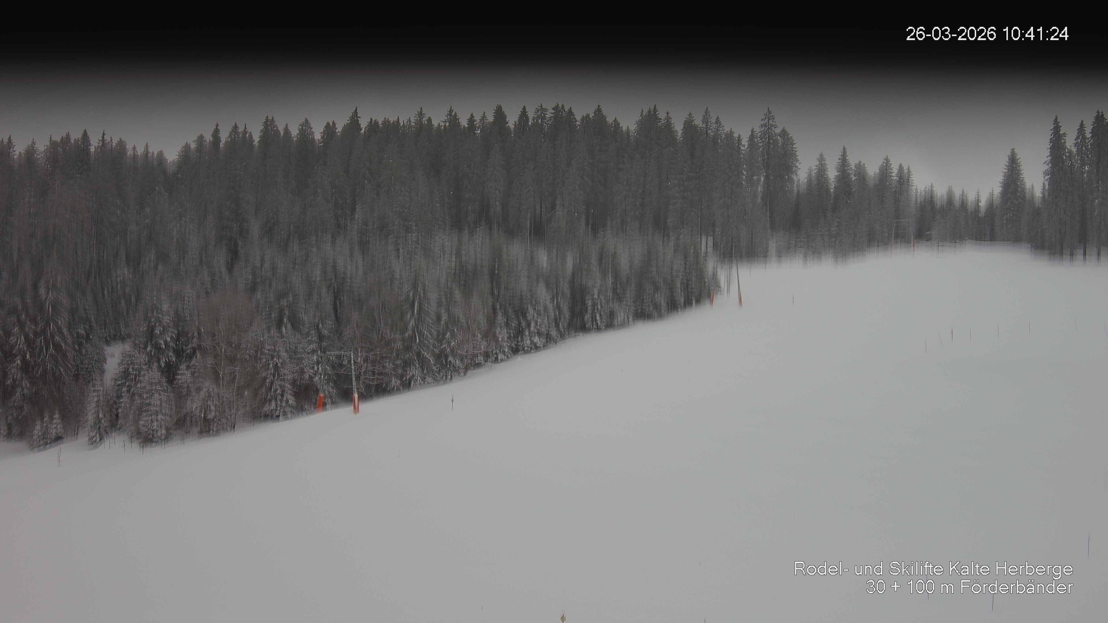 Archived image Webcam Ski lift Kalte Herberge