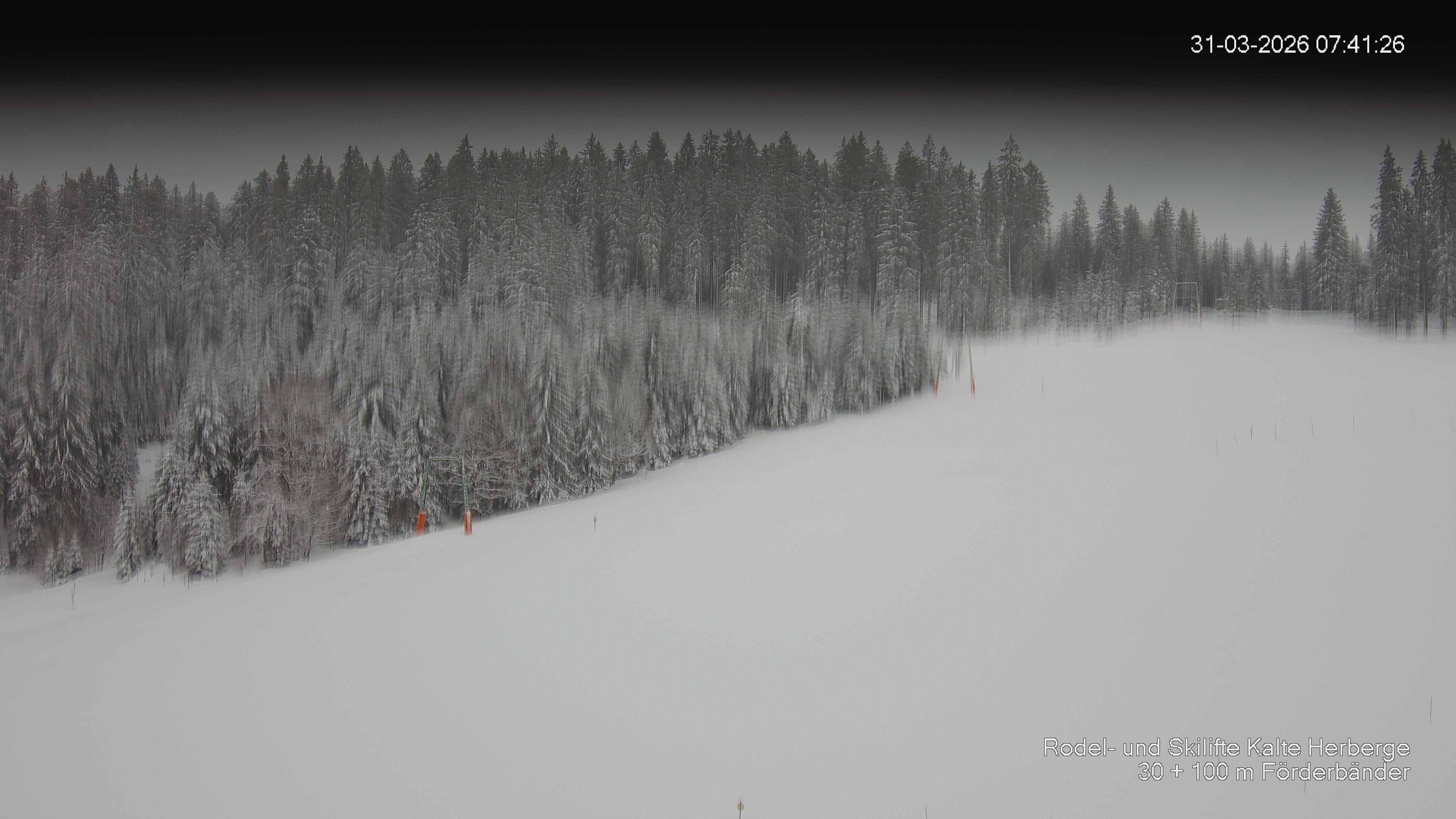 Archived image Webcam Ski lift Kalte Herberge