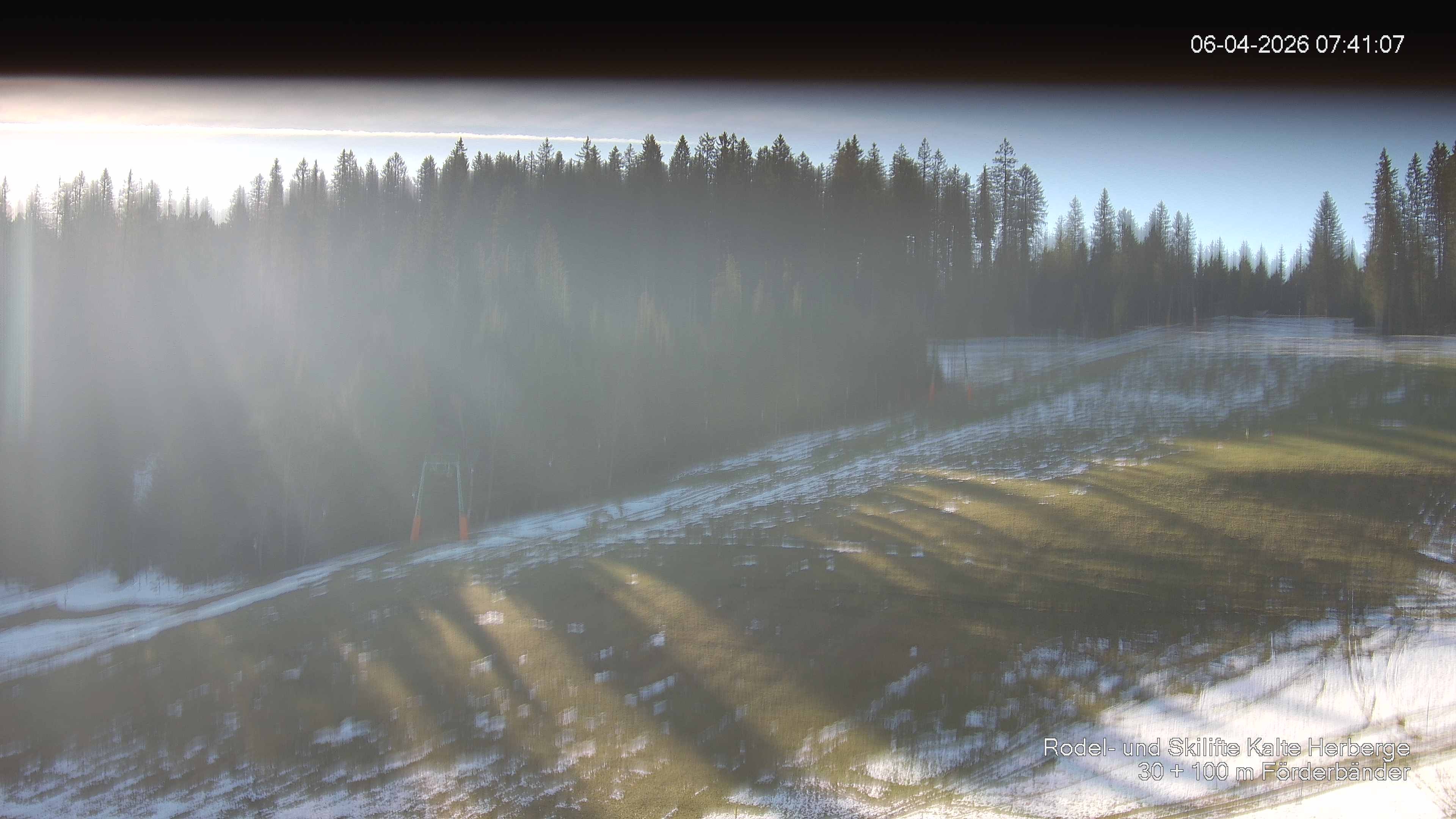 Archived image Webcam Ski lift Kalte Herberge