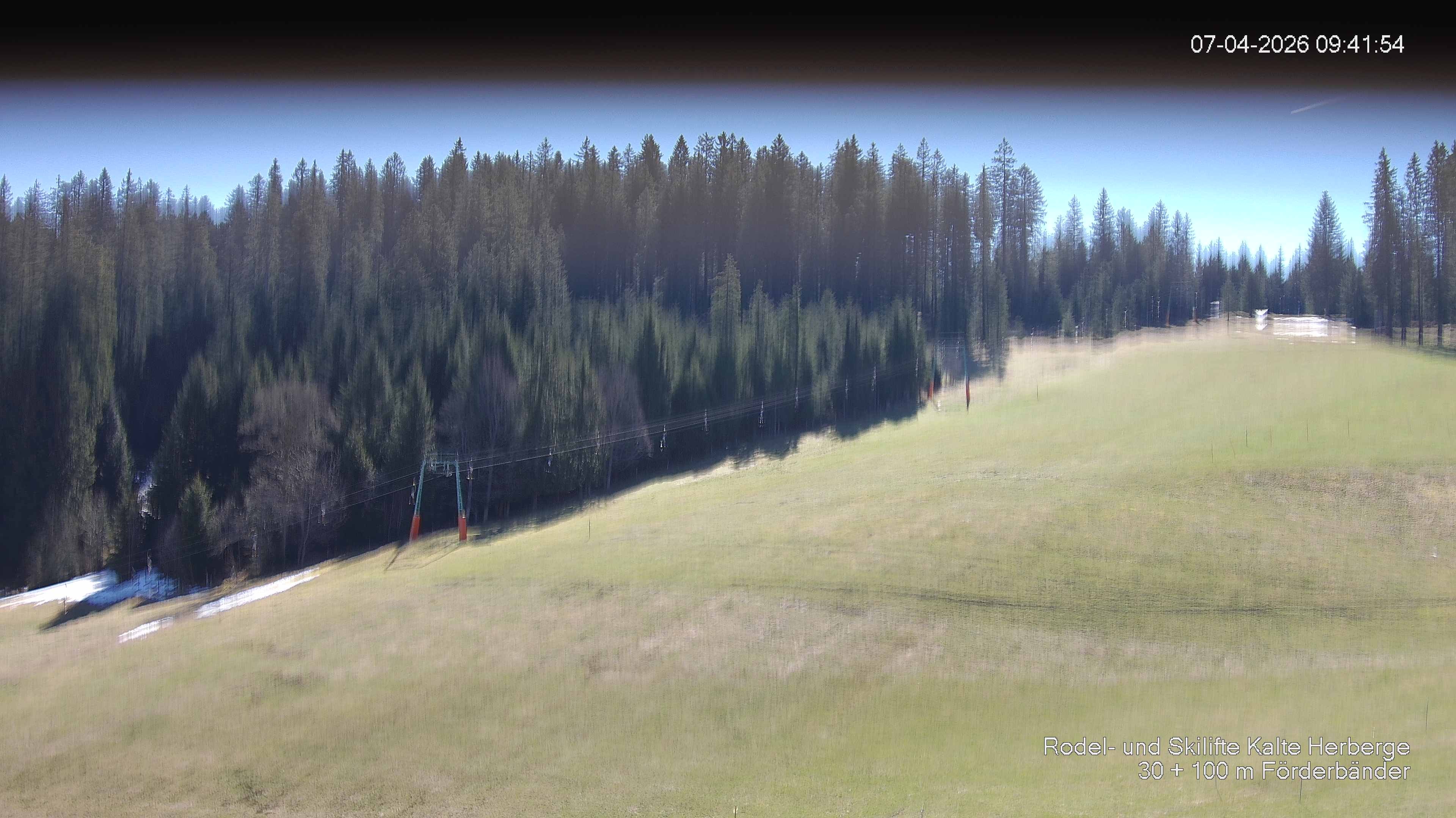 Archiv Foto Webcam Skipiste Kalte Herberge