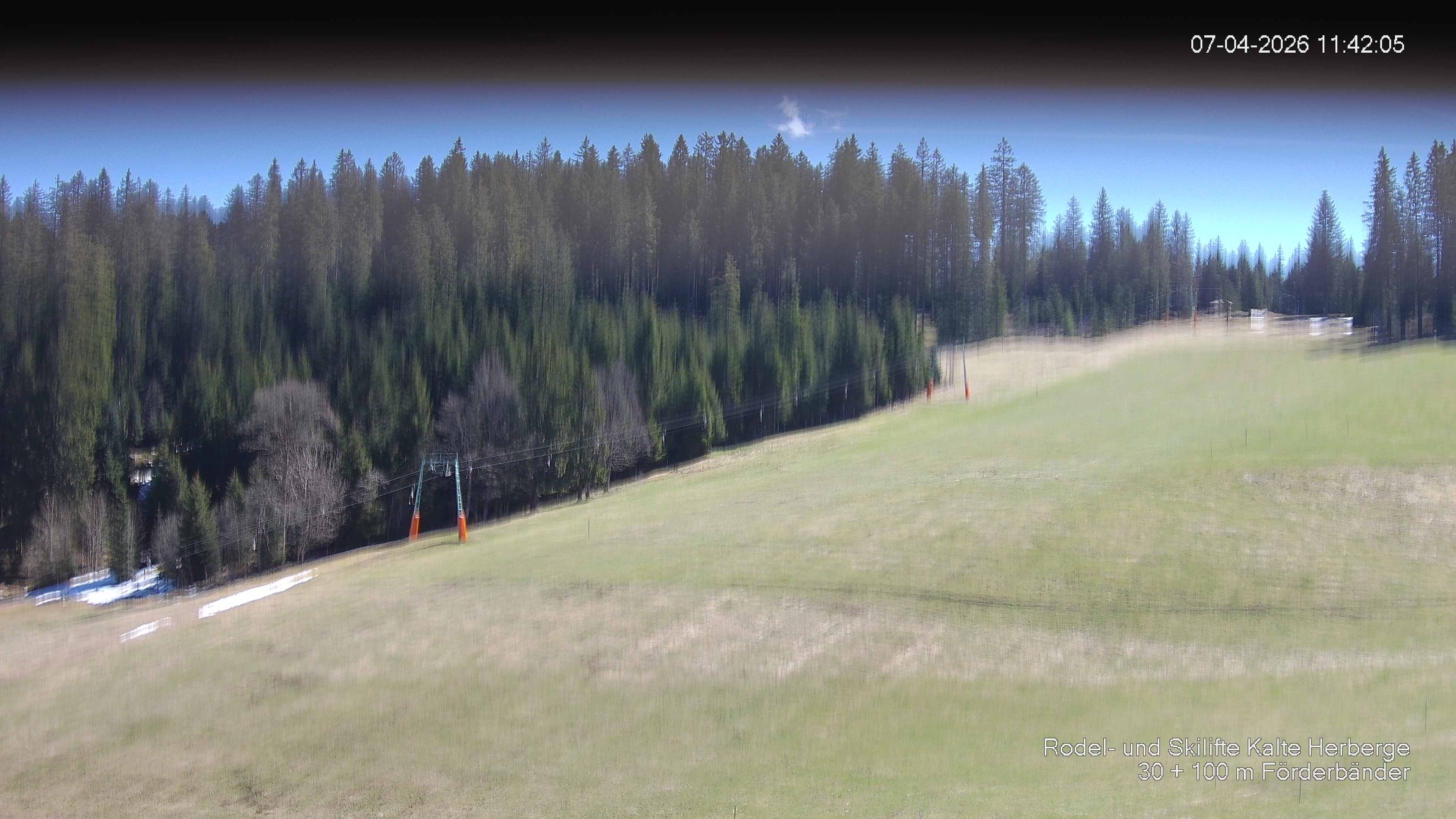 Archiv Foto Webcam Skipiste Kalte Herberge