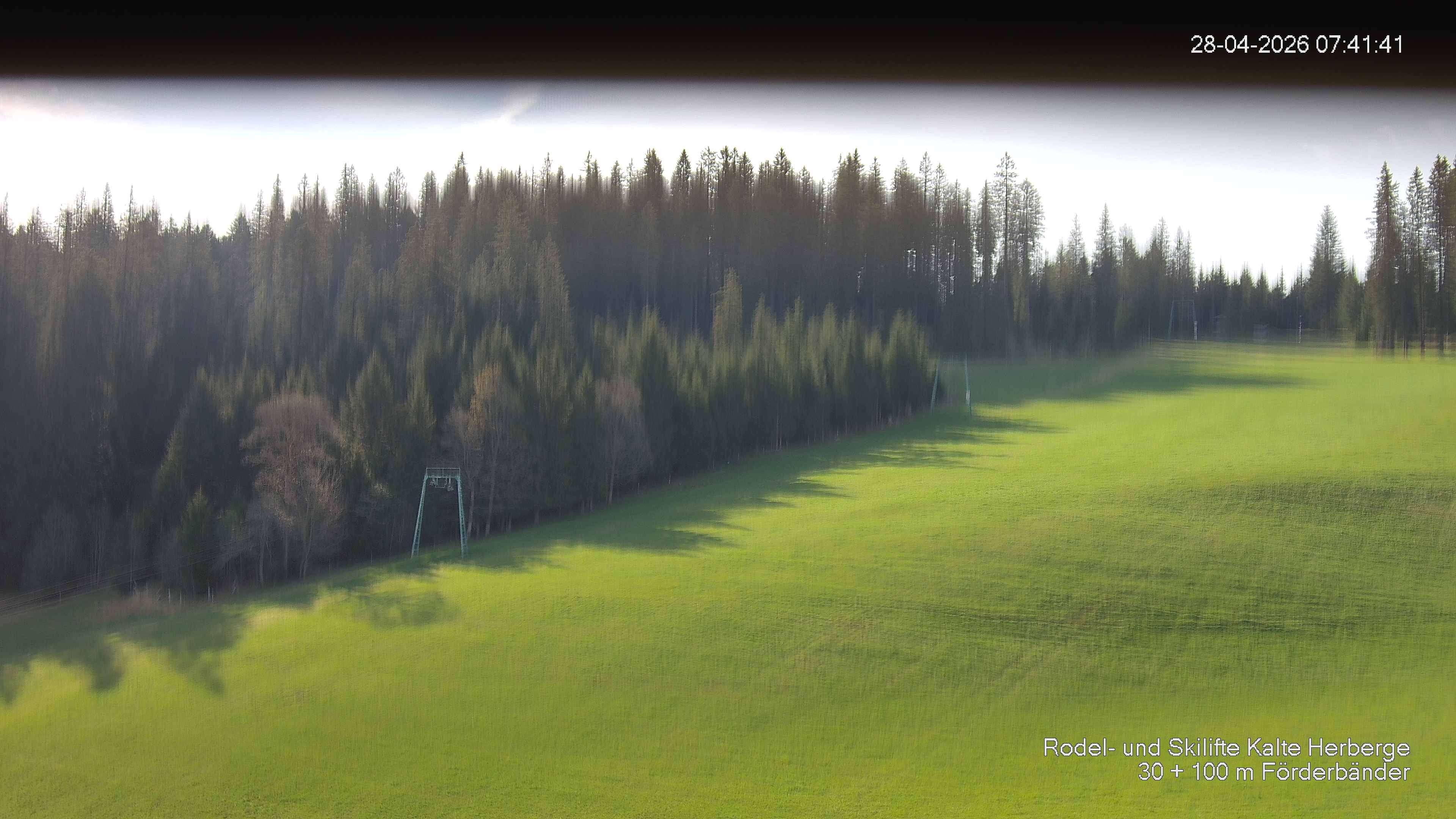 Archived image Webcam Ski lift Kalte Herberge