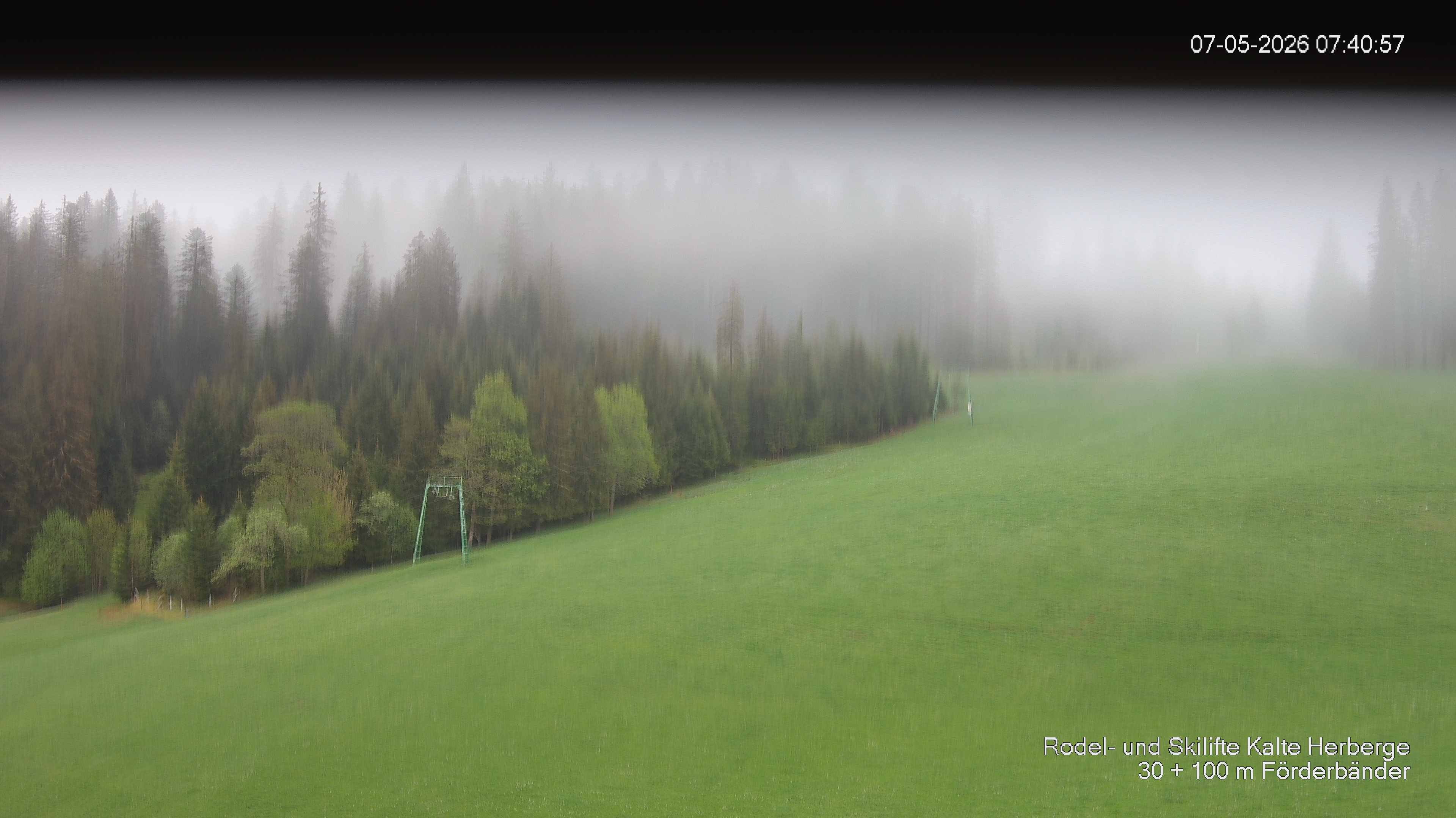 Archived image Webcam Ski lift Kalte Herberge