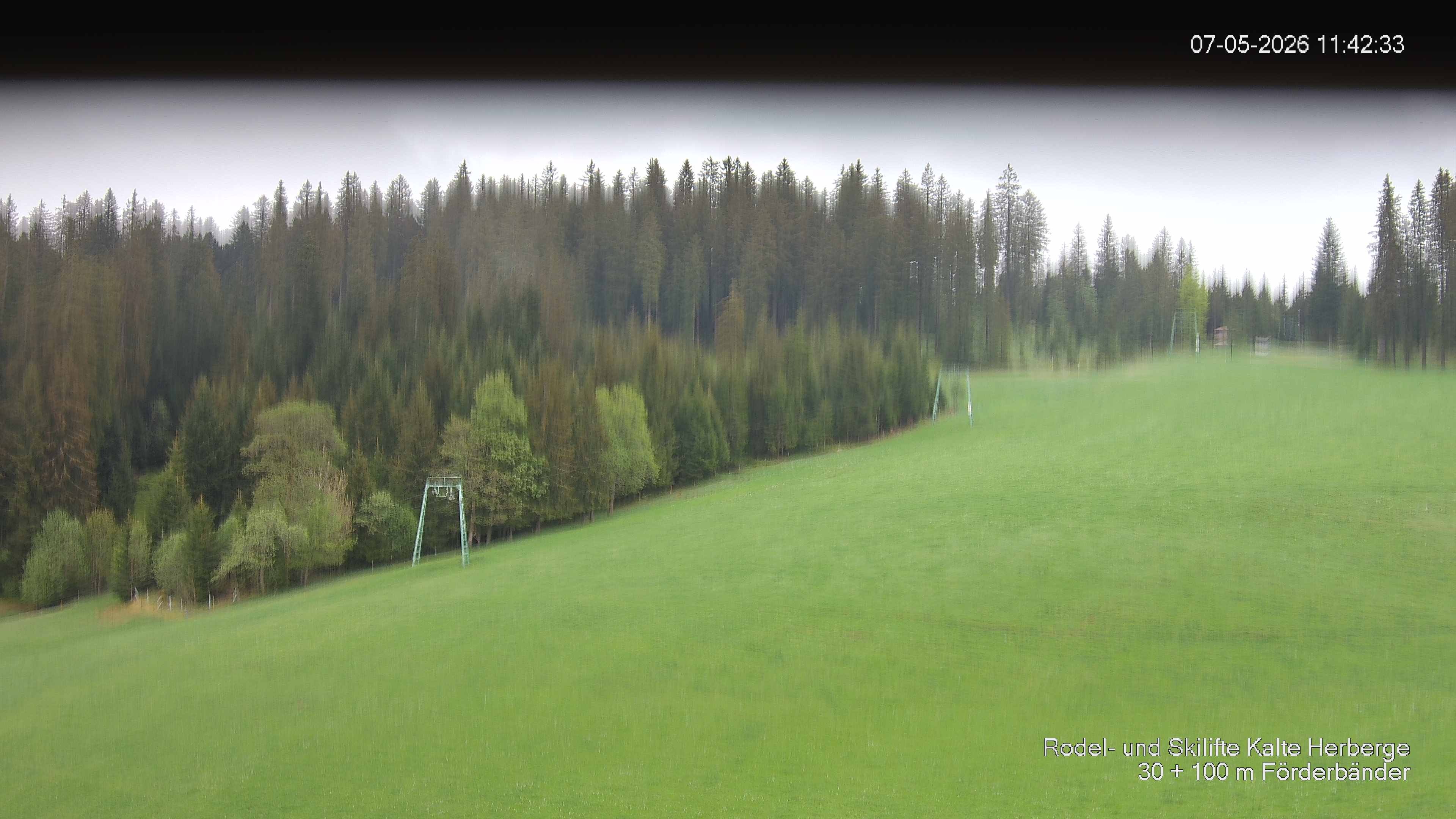 Archived image Webcam Ski lift Kalte Herberge