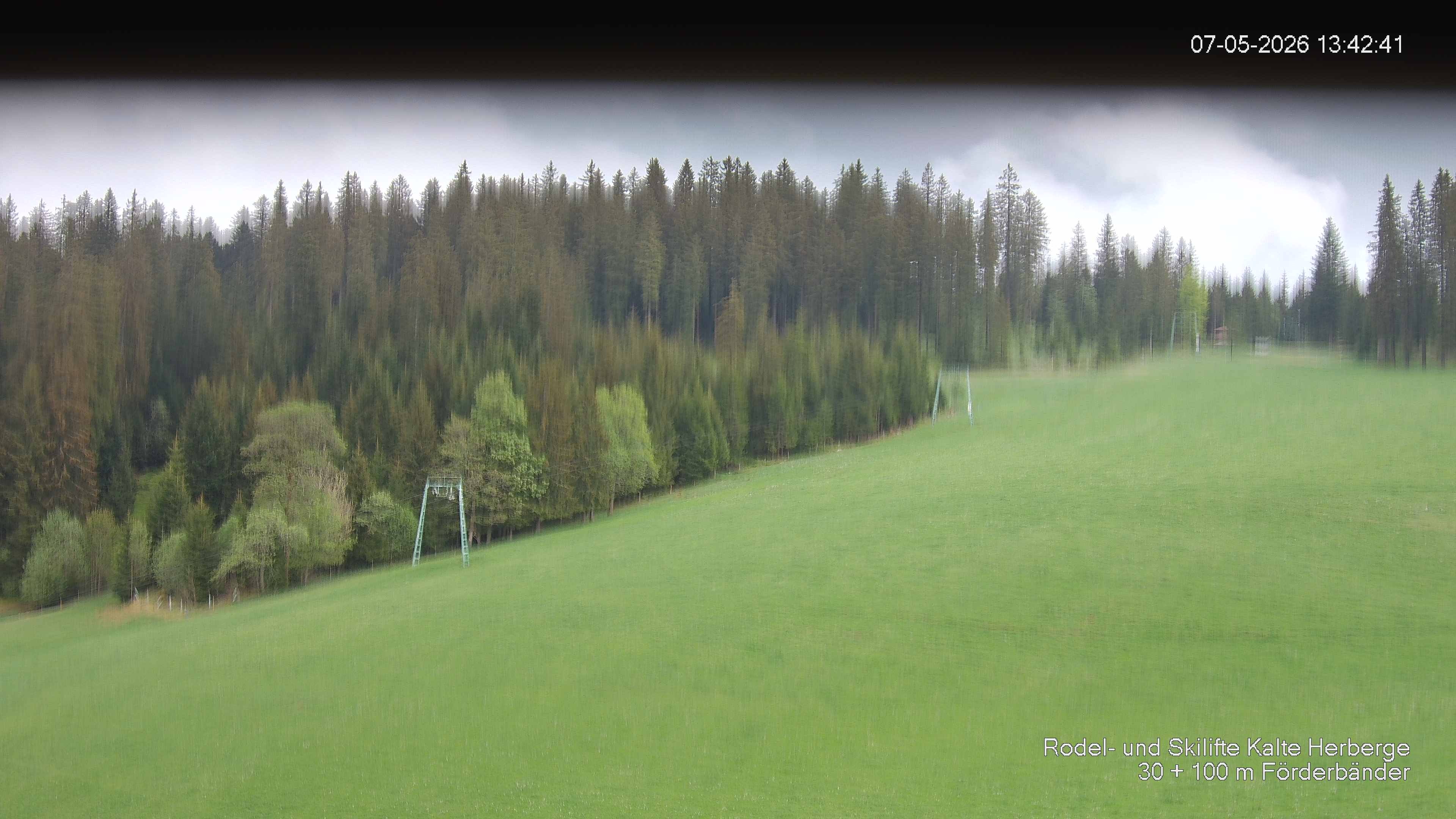 Archived image Webcam Ski lift Kalte Herberge