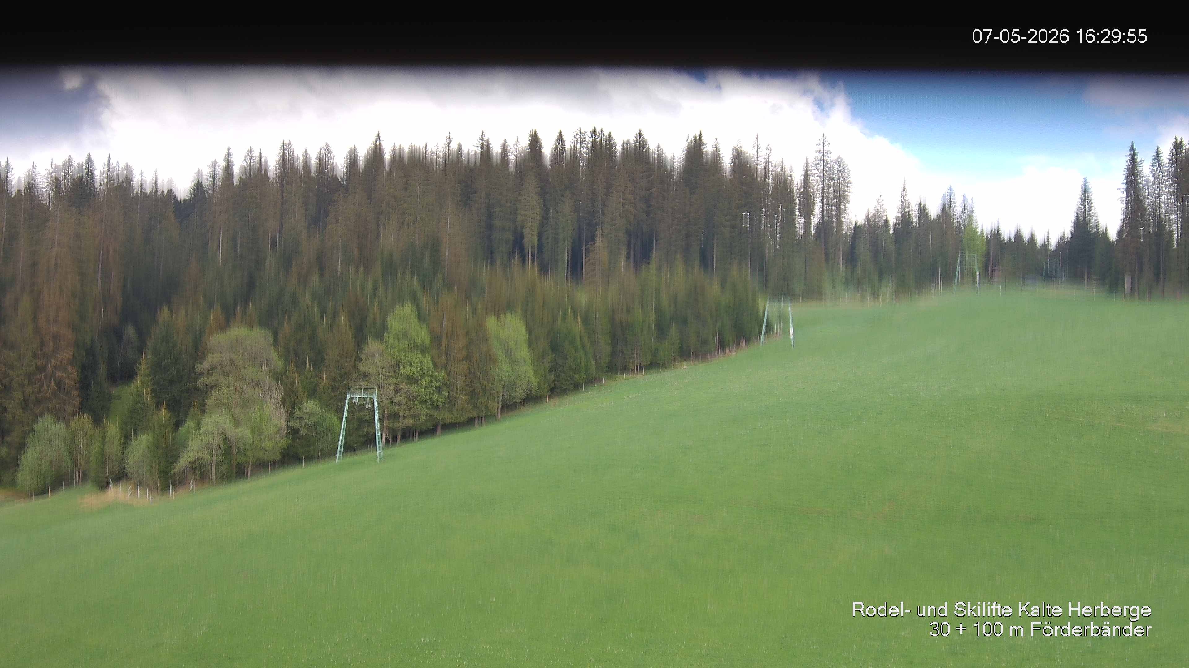Archived image Webcam Ski lift Kalte Herberge