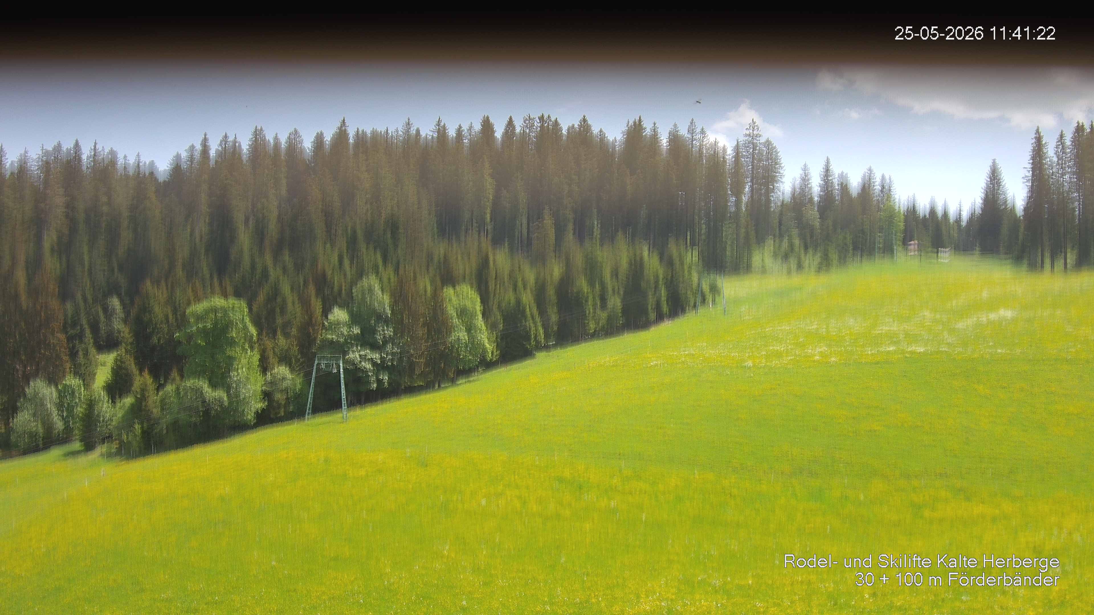 Archived image Webcam Ski lift Kalte Herberge