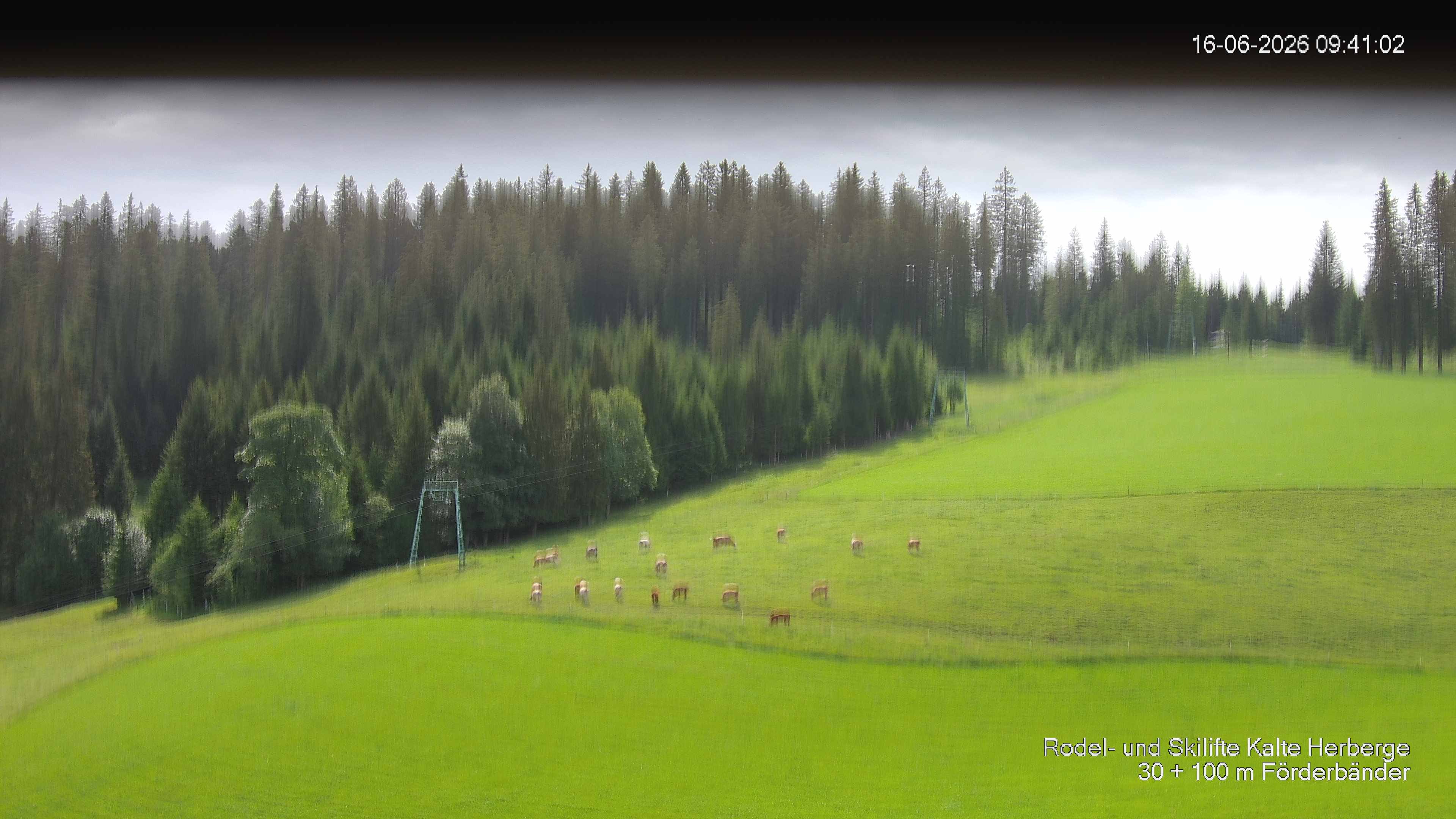 Archived image Webcam Ski lift Kalte Herberge