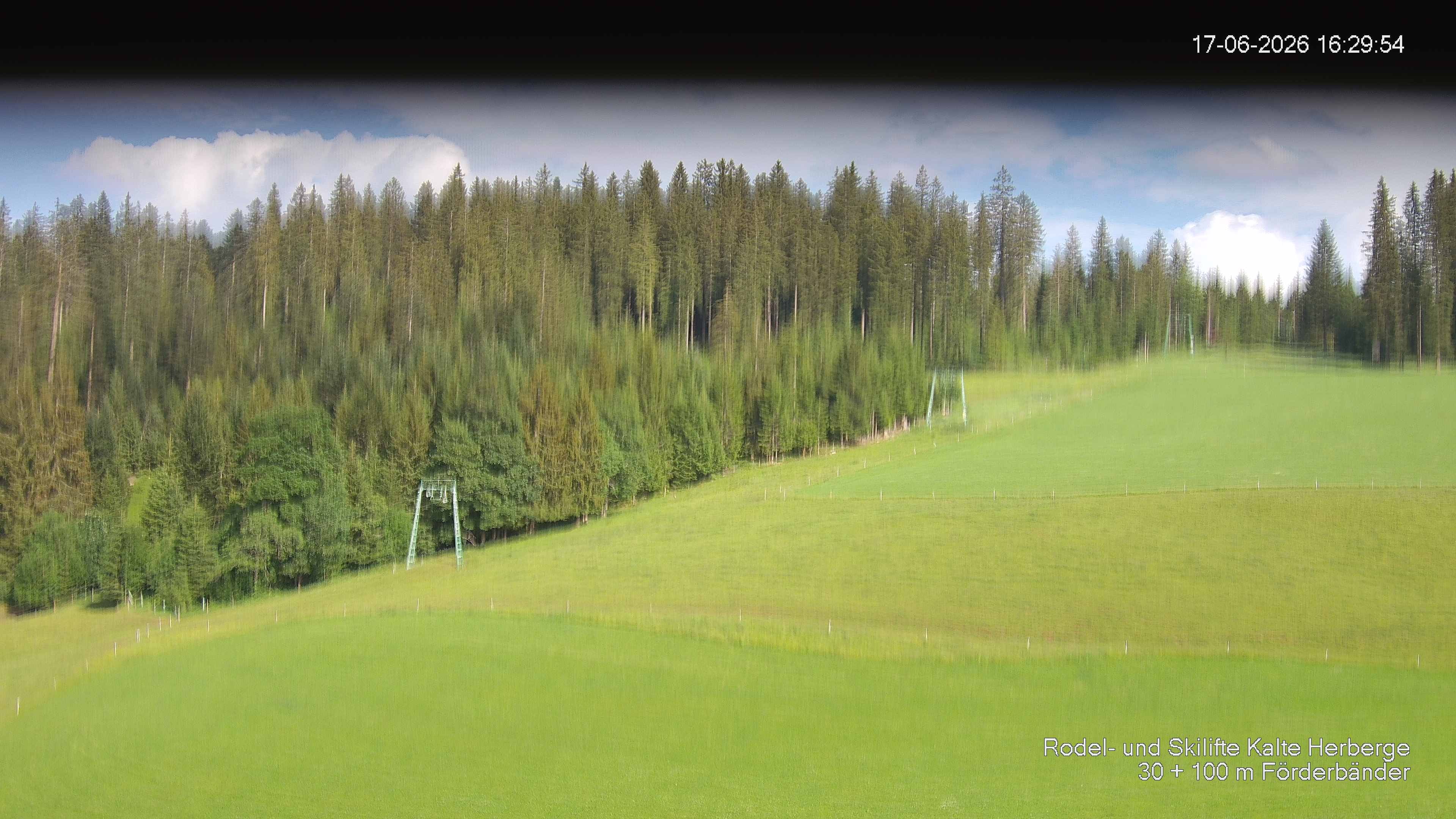 Archived image Webcam Ski lift Kalte Herberge