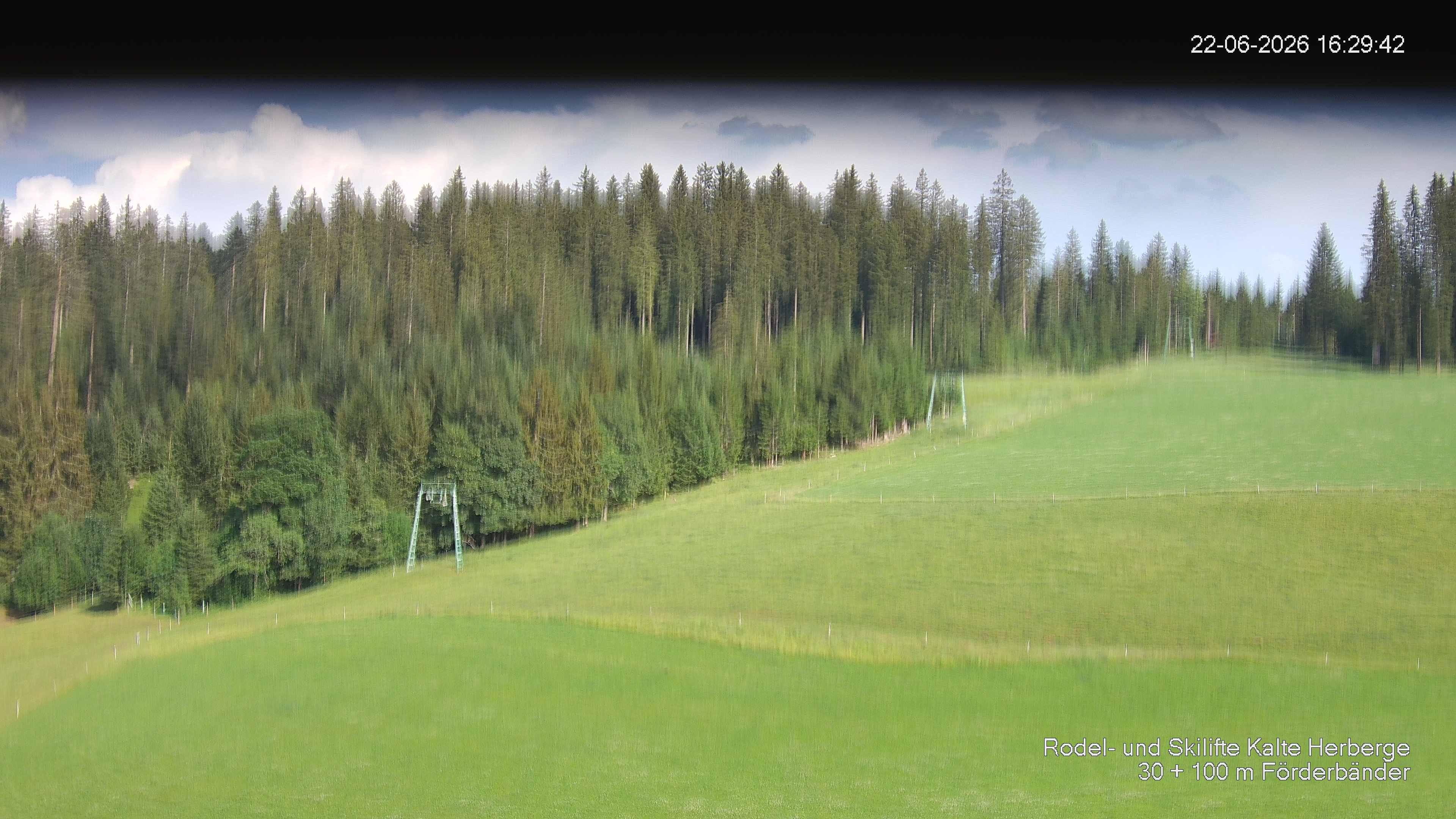 Archiv Foto Webcam Skipiste Kalte Herberge