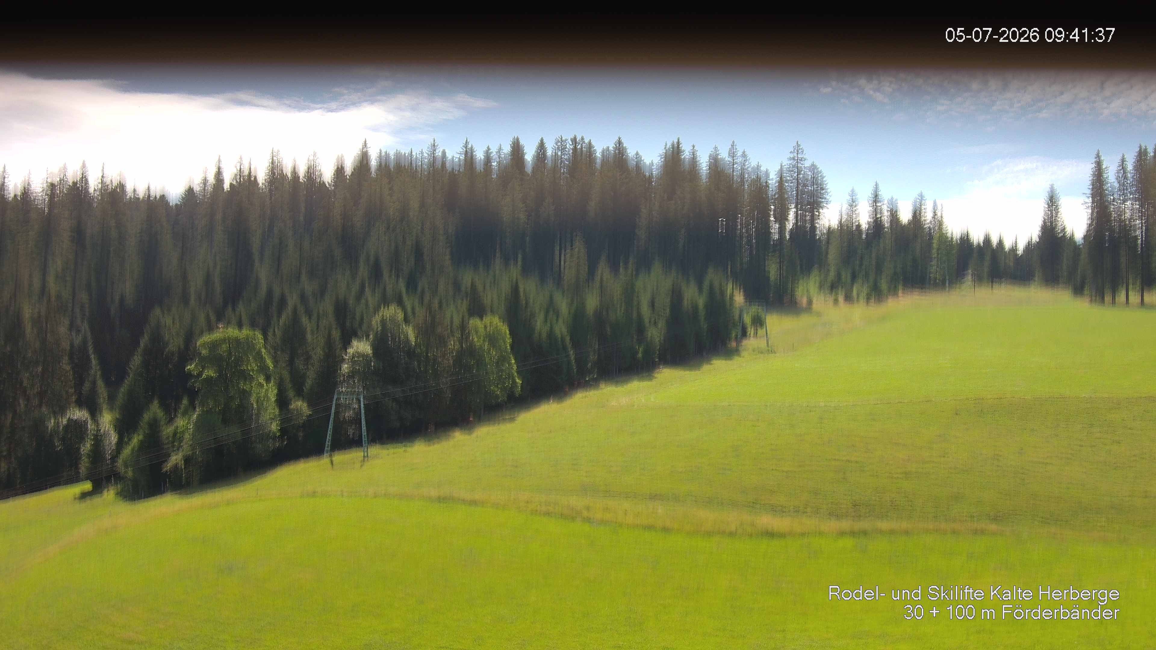 Archived image Webcam Ski lift Kalte Herberge