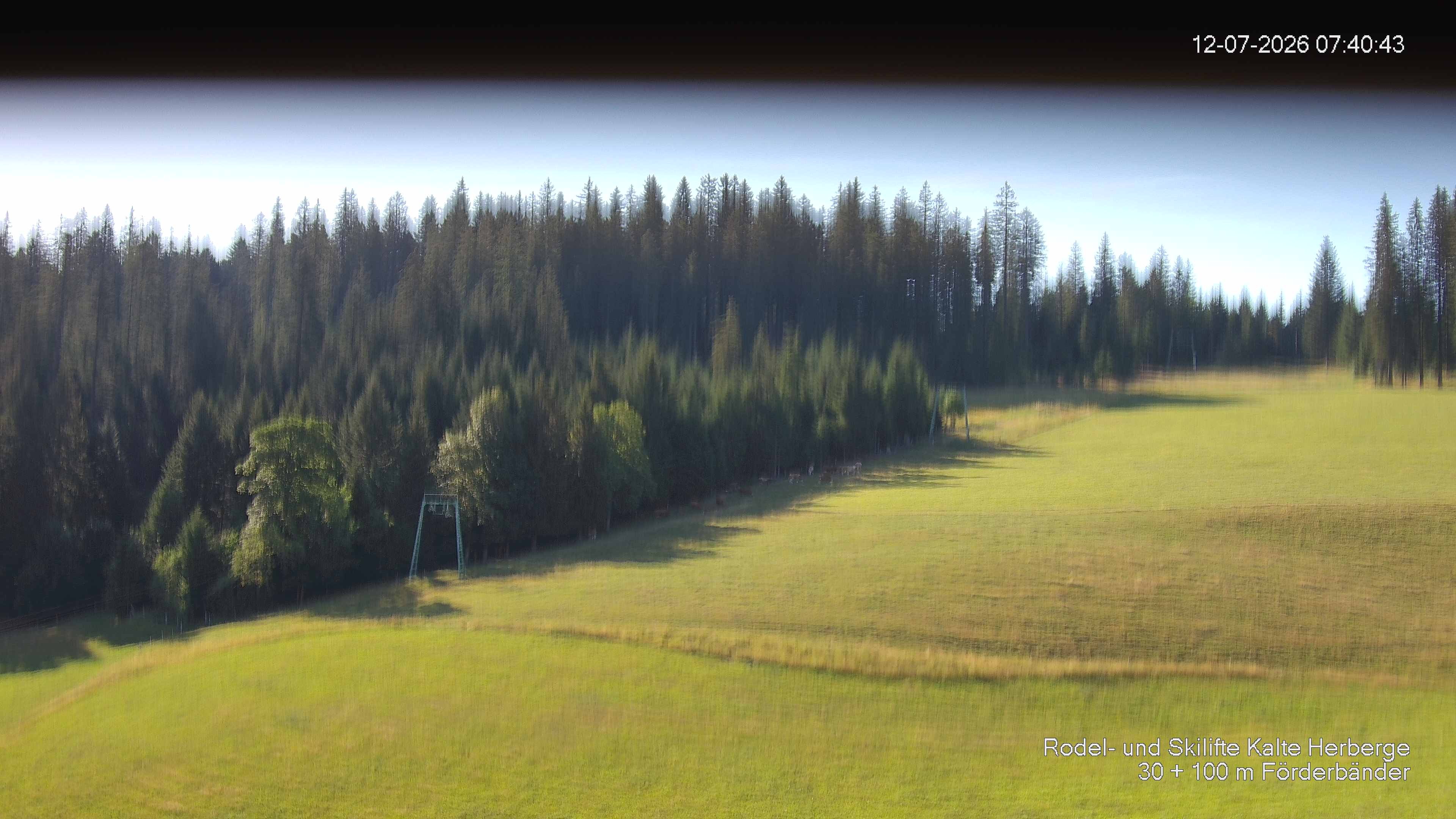 Archived image Webcam Ski lift Kalte Herberge