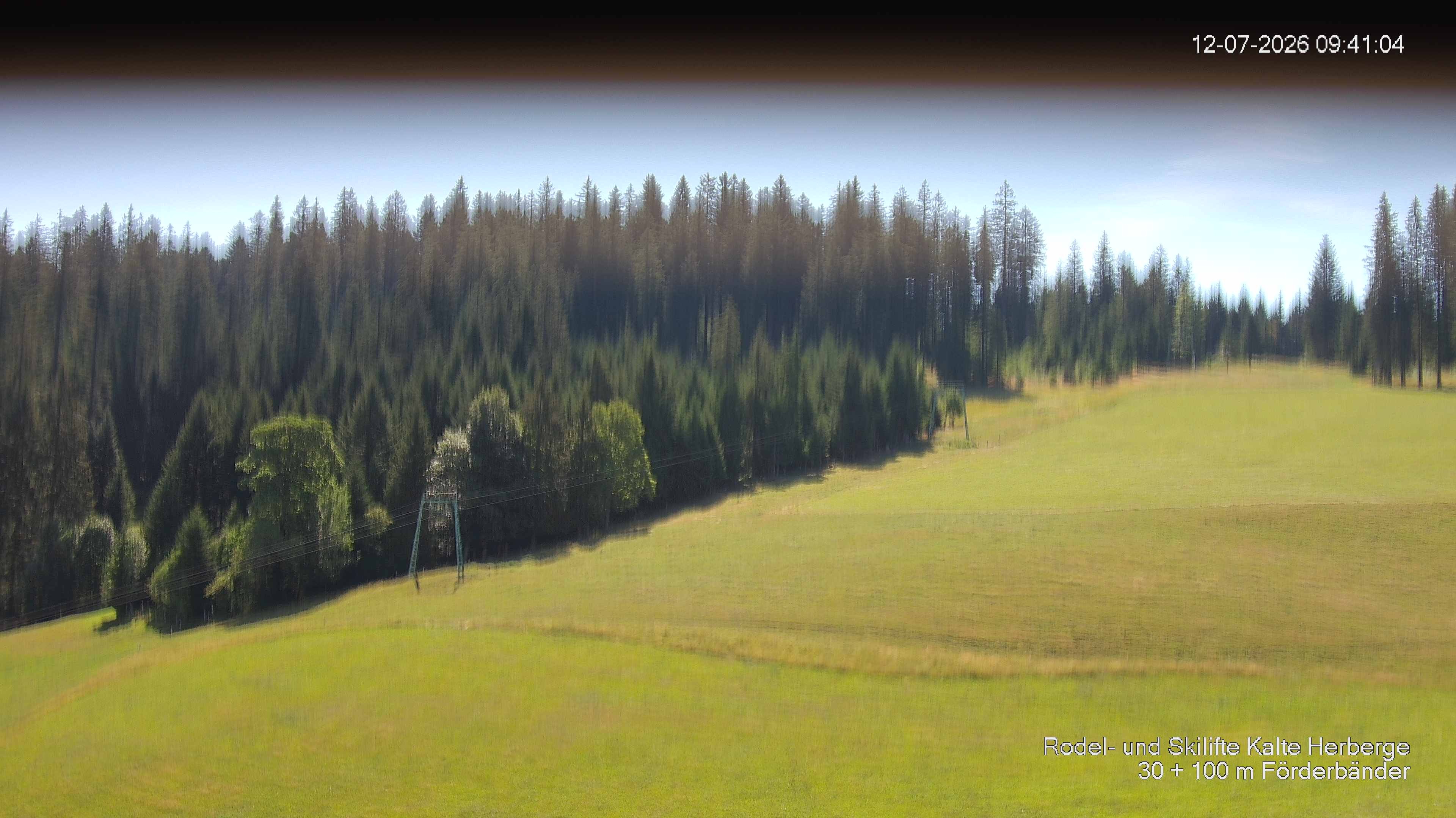 Archived image Webcam Ski lift Kalte Herberge