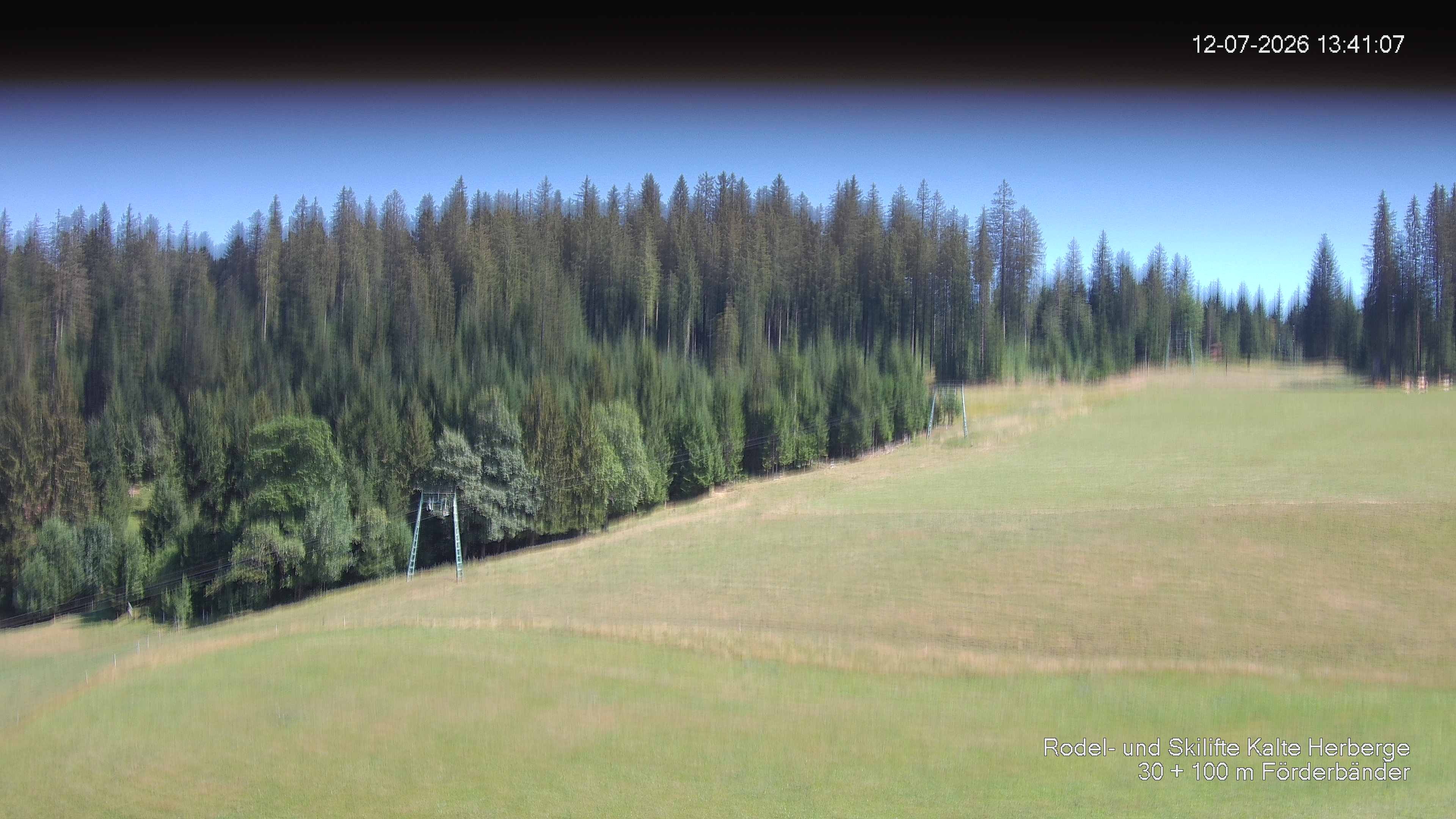 Archived image Webcam Ski lift Kalte Herberge